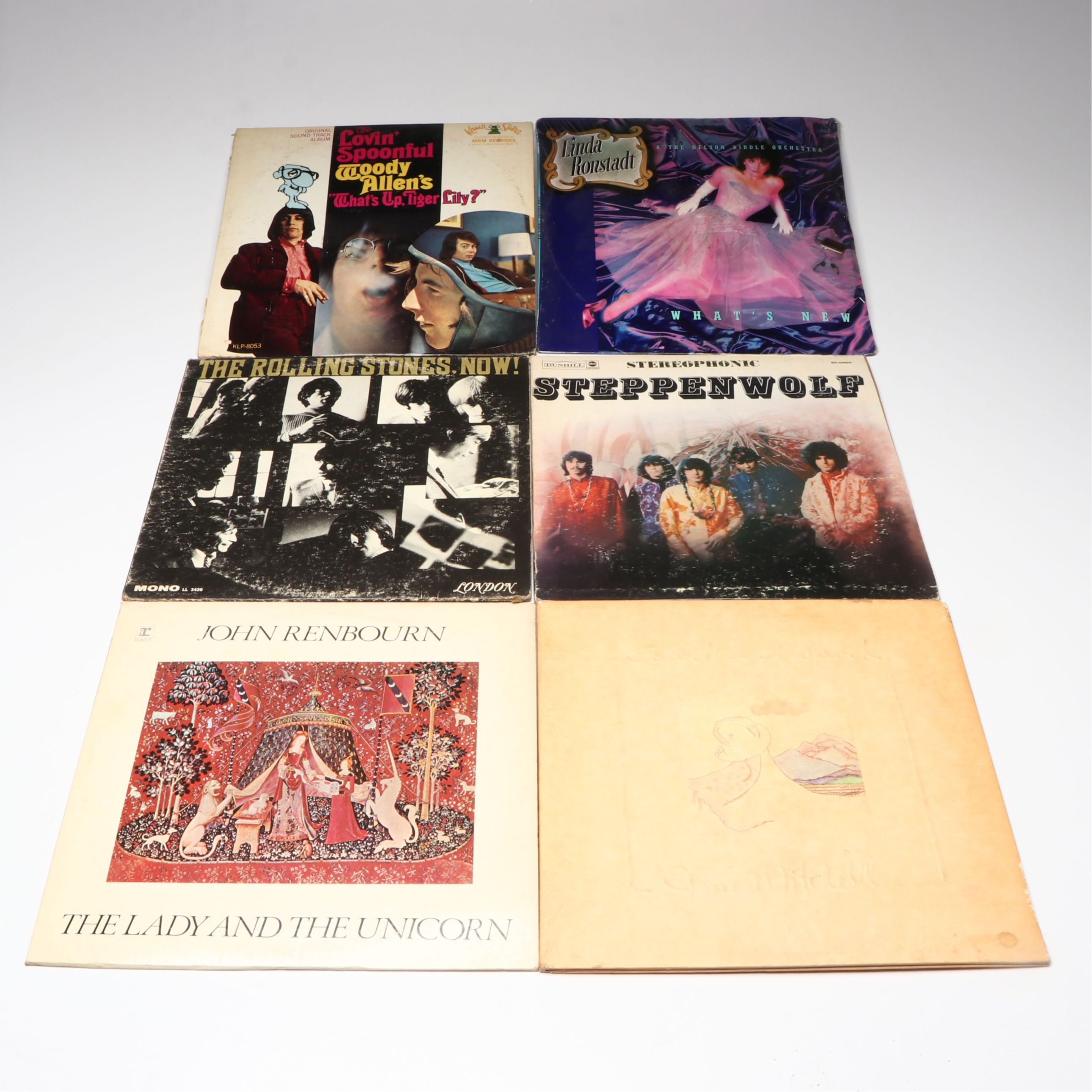 Jimi Hendrix and Other Classic Rock Vinyl Records, 1960s-1970s