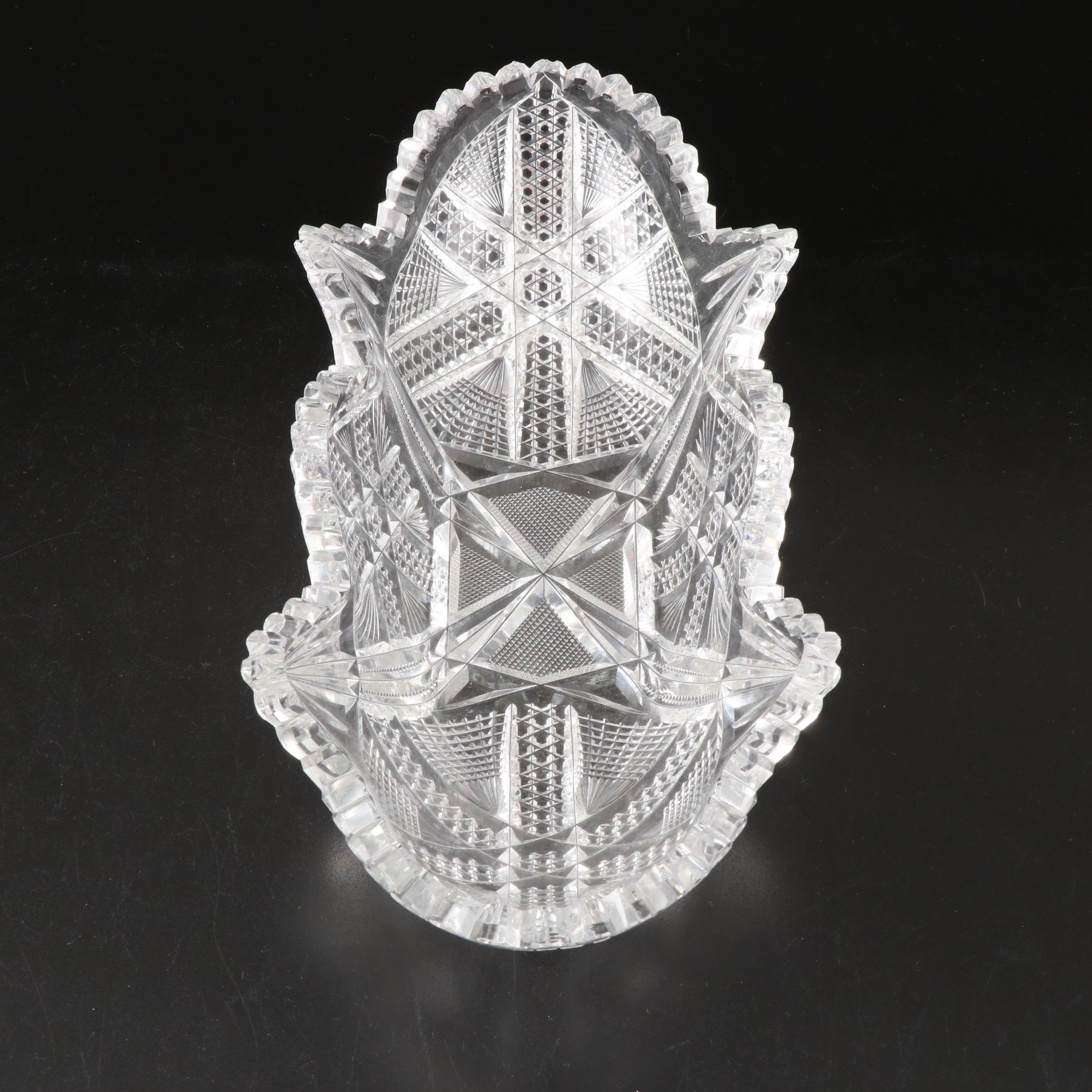 Waterford Cut Crystal Square Decanters with Other Oval Bowl