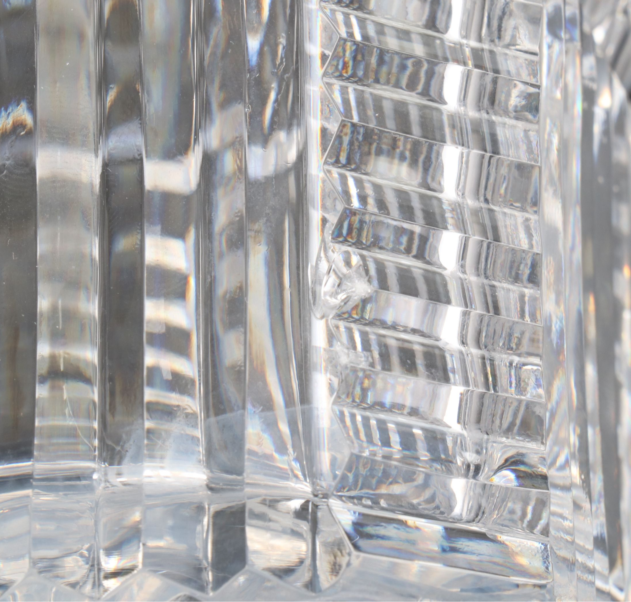 Waterford Cut Crystal Square Decanters with Other Oval Bowl