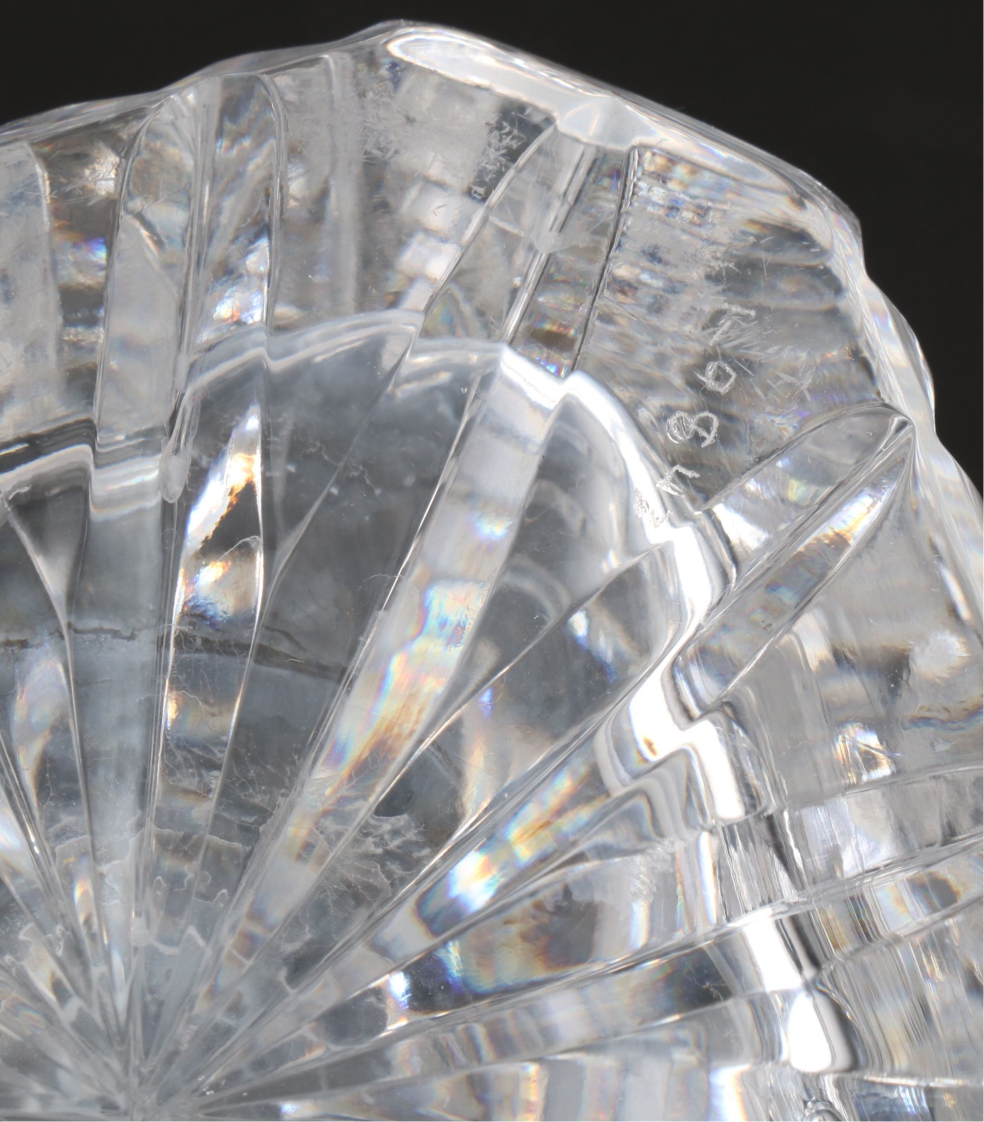 Waterford Cut Crystal Square Decanters with Other Oval Bowl