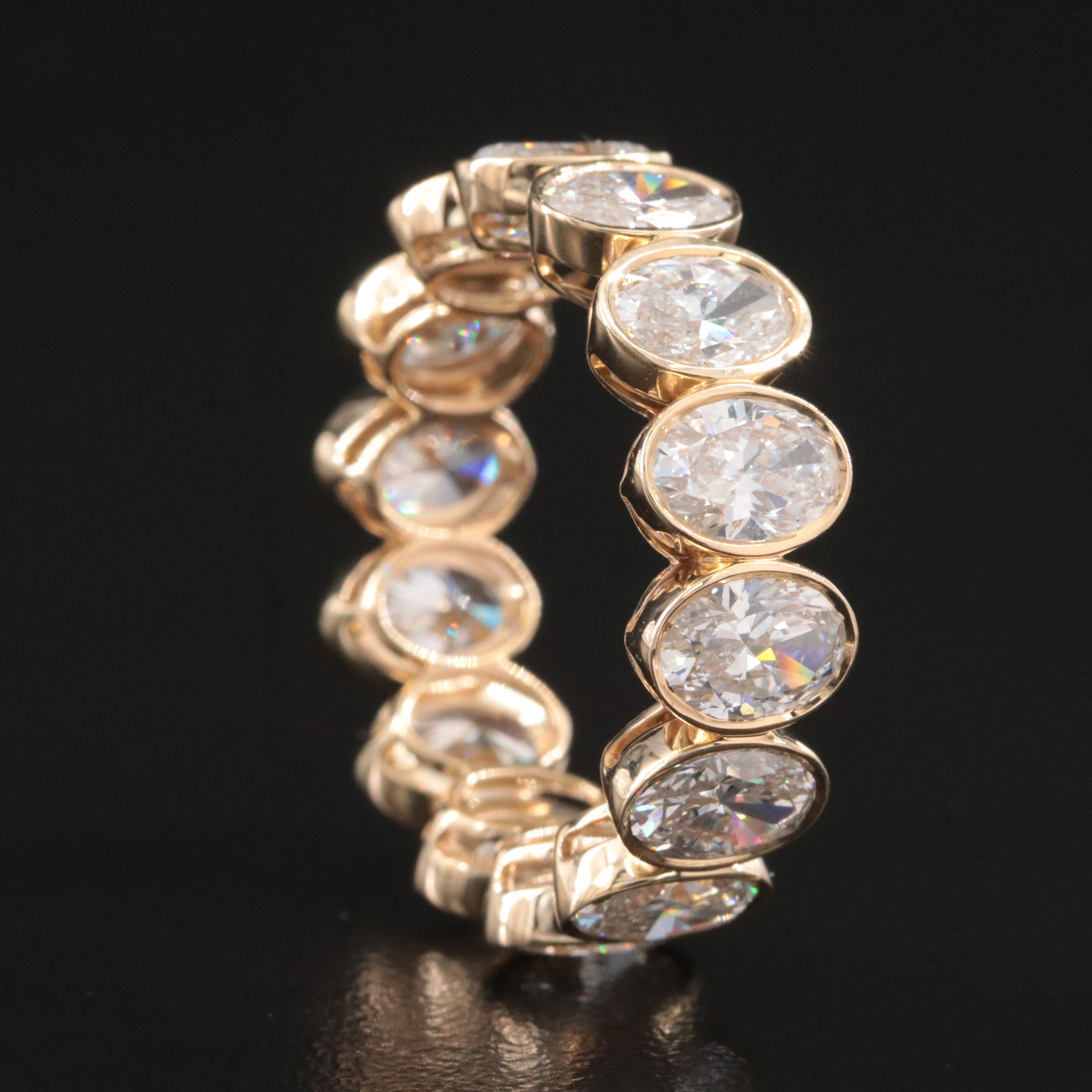 14K 6.59 CTW Lab Grown Diamond Eternity Ring