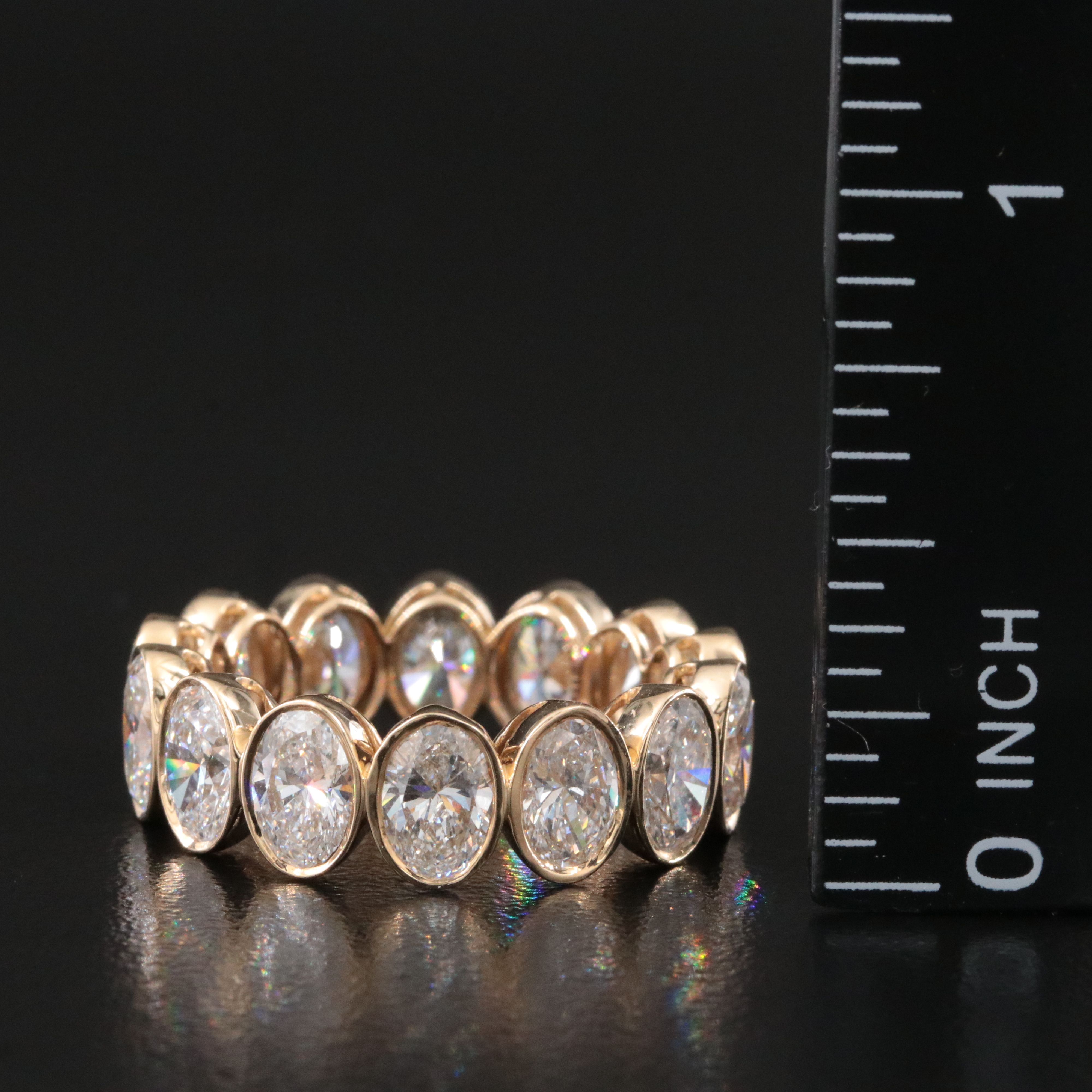 14K 6.59 CTW Lab Grown Diamond Eternity Ring