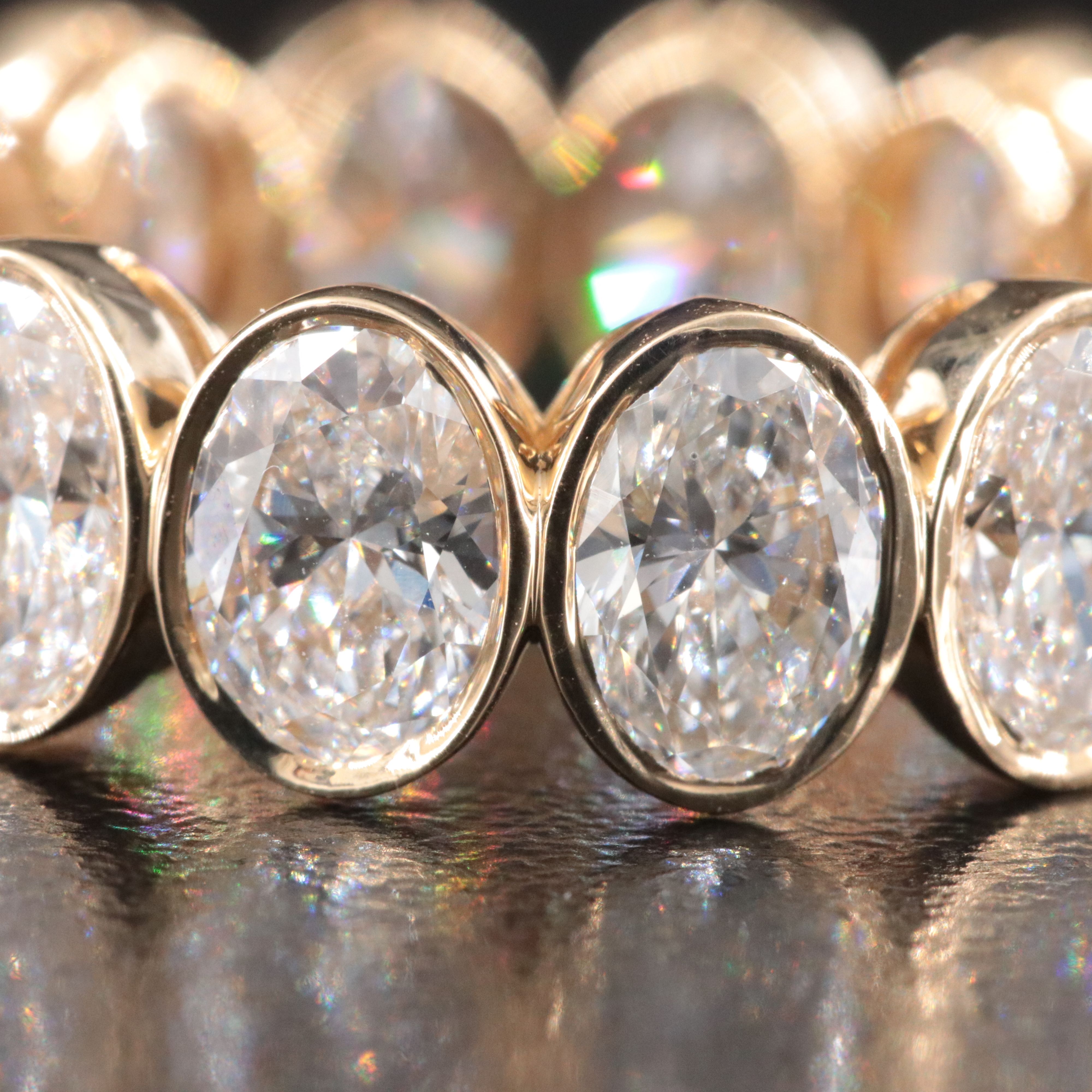 14K 6.59 CTW Lab Grown Diamond Eternity Ring