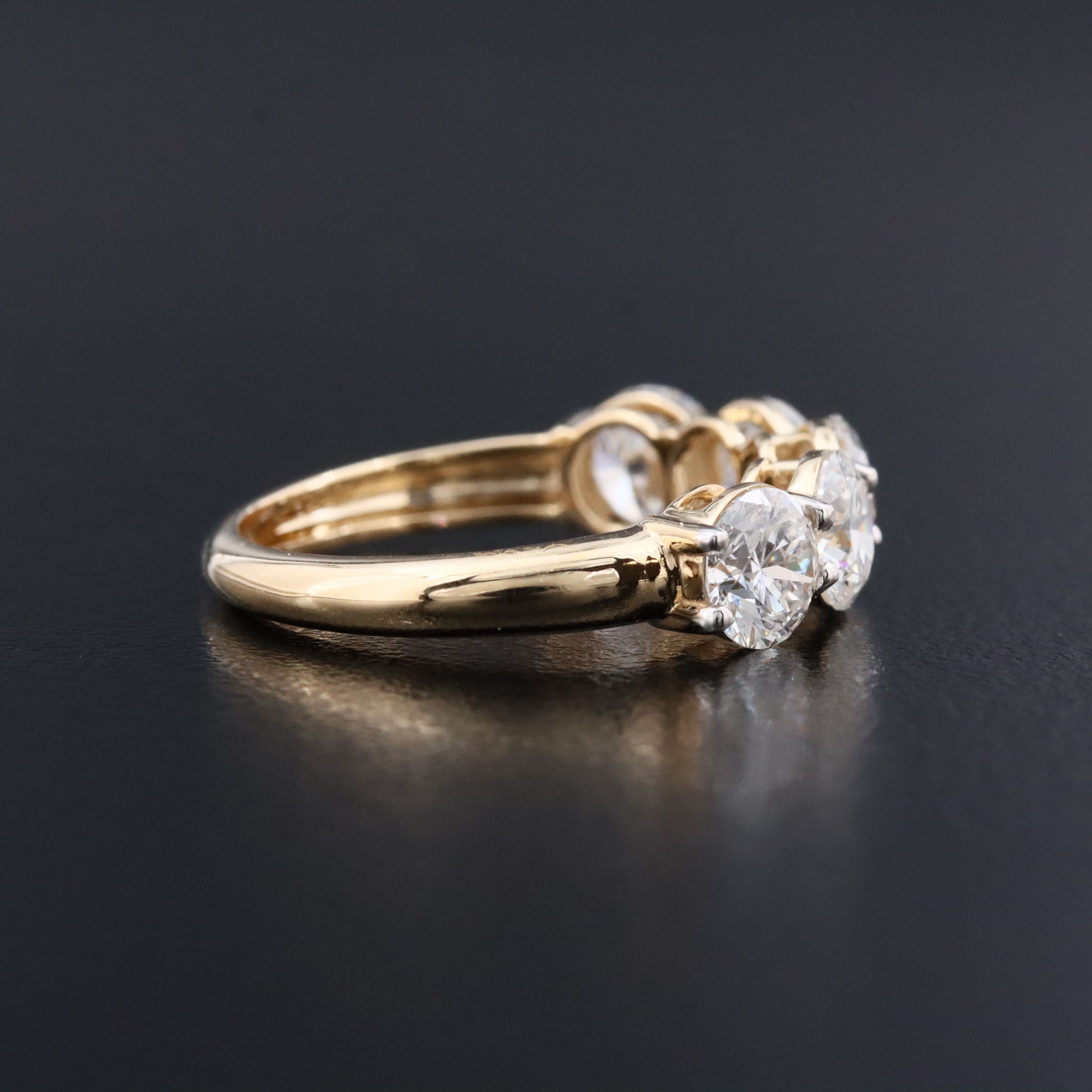 14K 2.91 CTW Lab Grown Diamond Ring