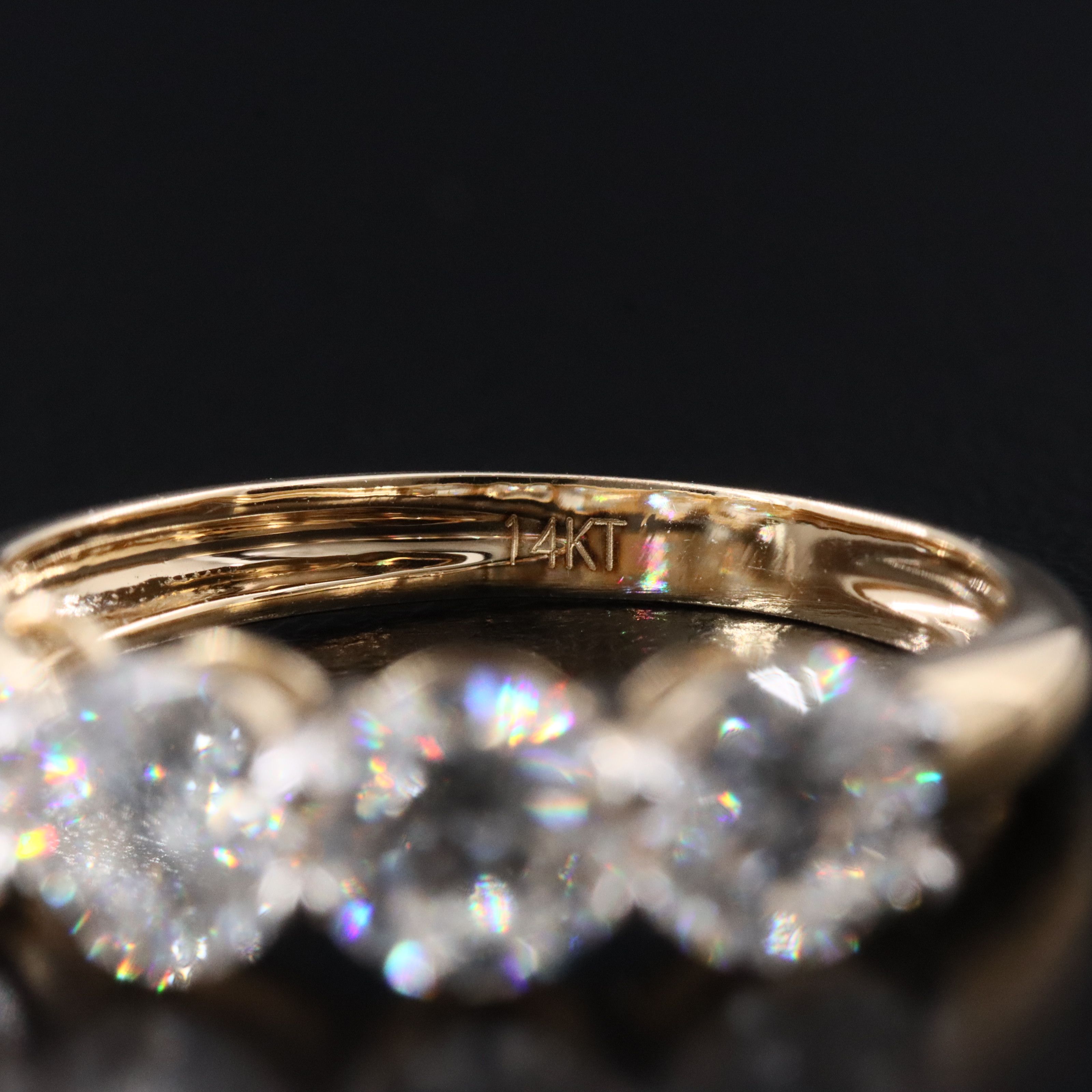 14K 2.91 CTW Lab Grown Diamond Ring