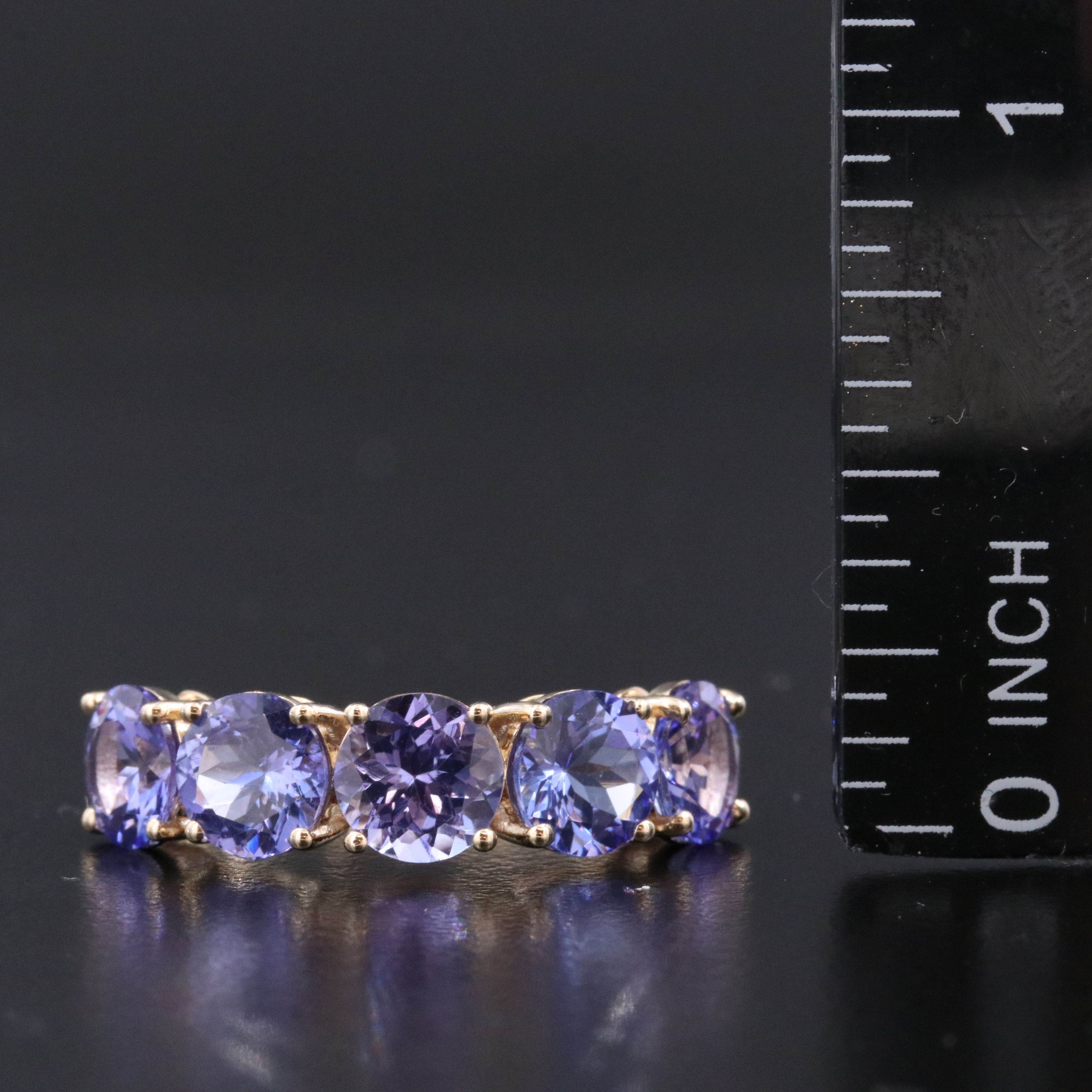 14K 3.94 CTW Tanzanite Ring