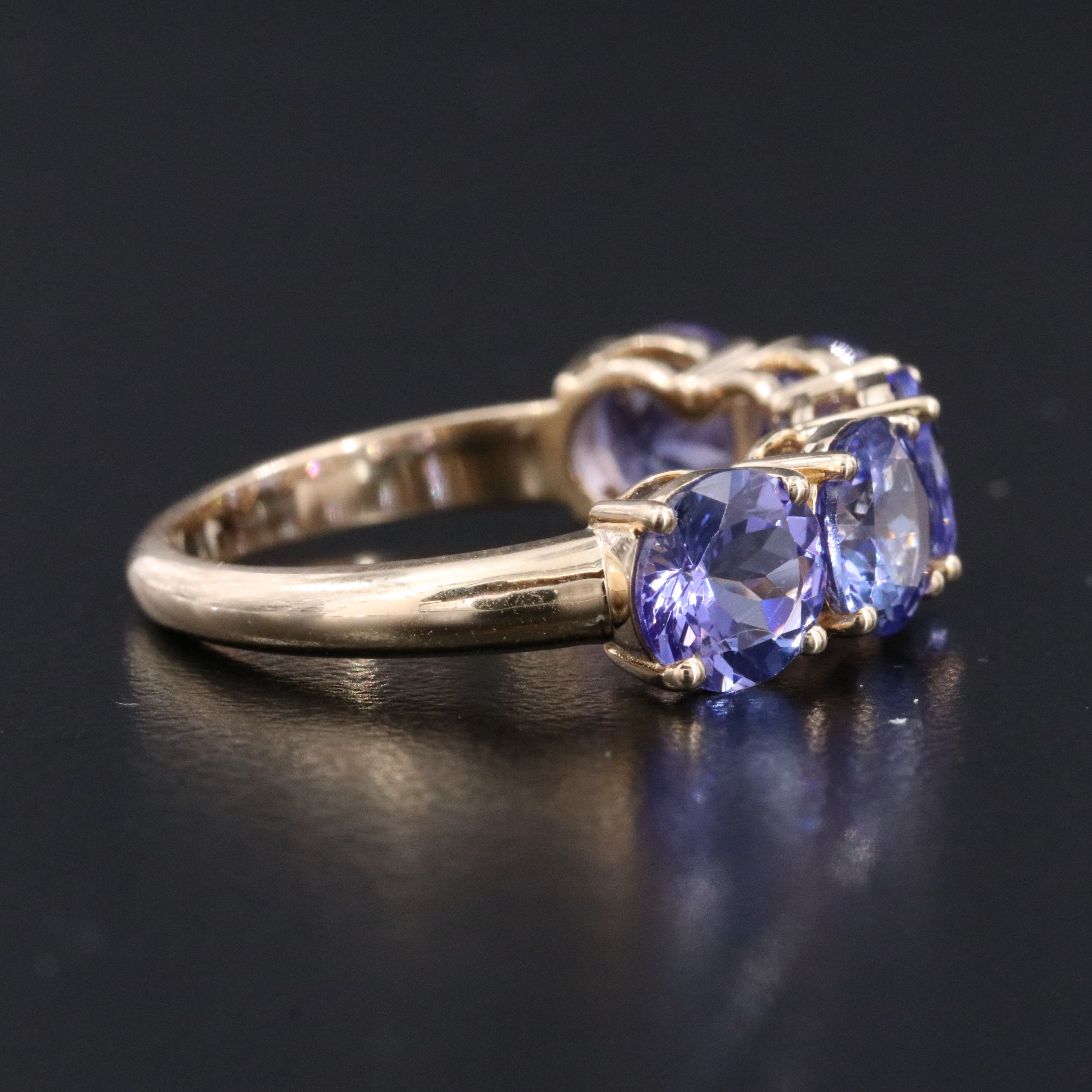14K 3.94 CTW Tanzanite Ring