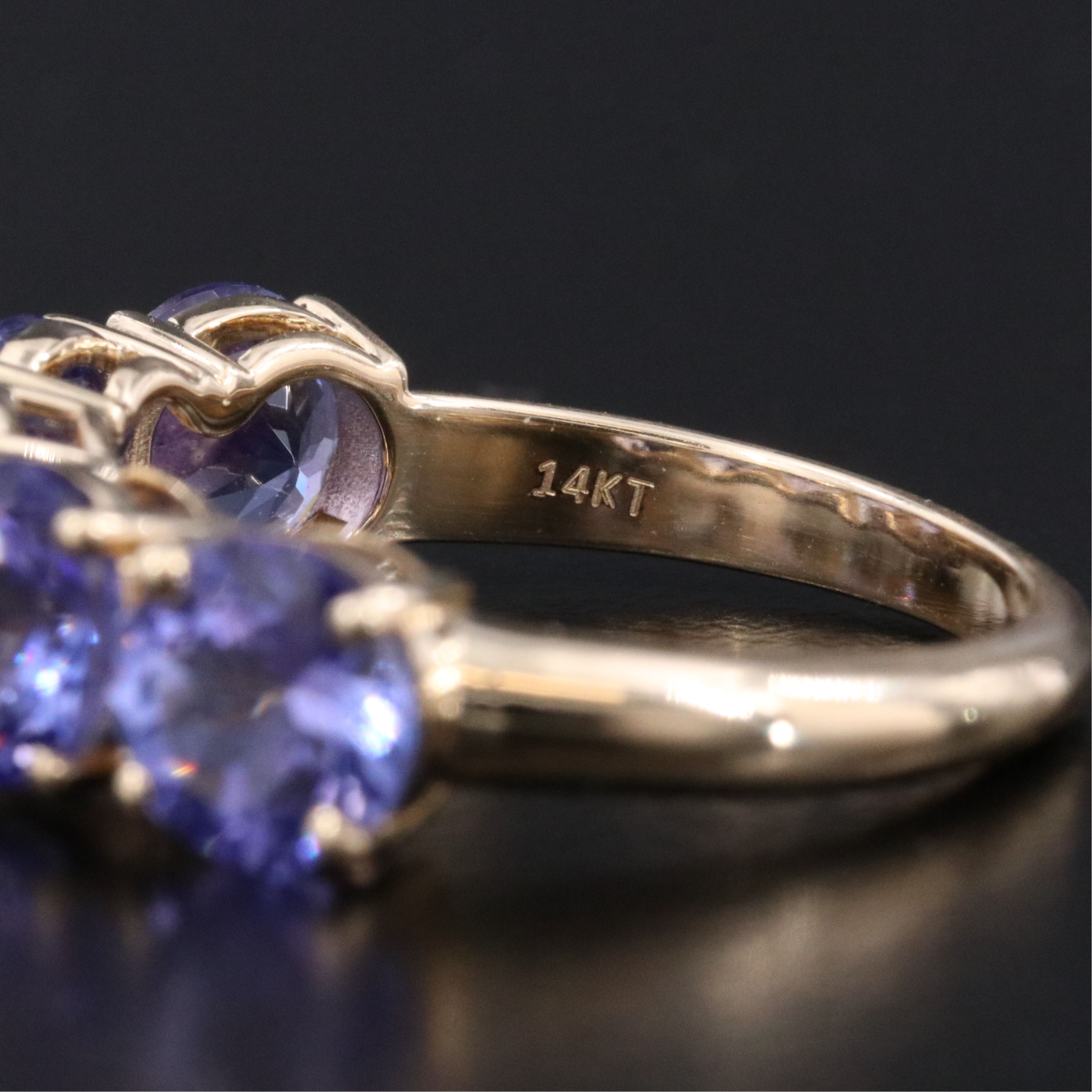 14K 3.94 CTW Tanzanite Ring