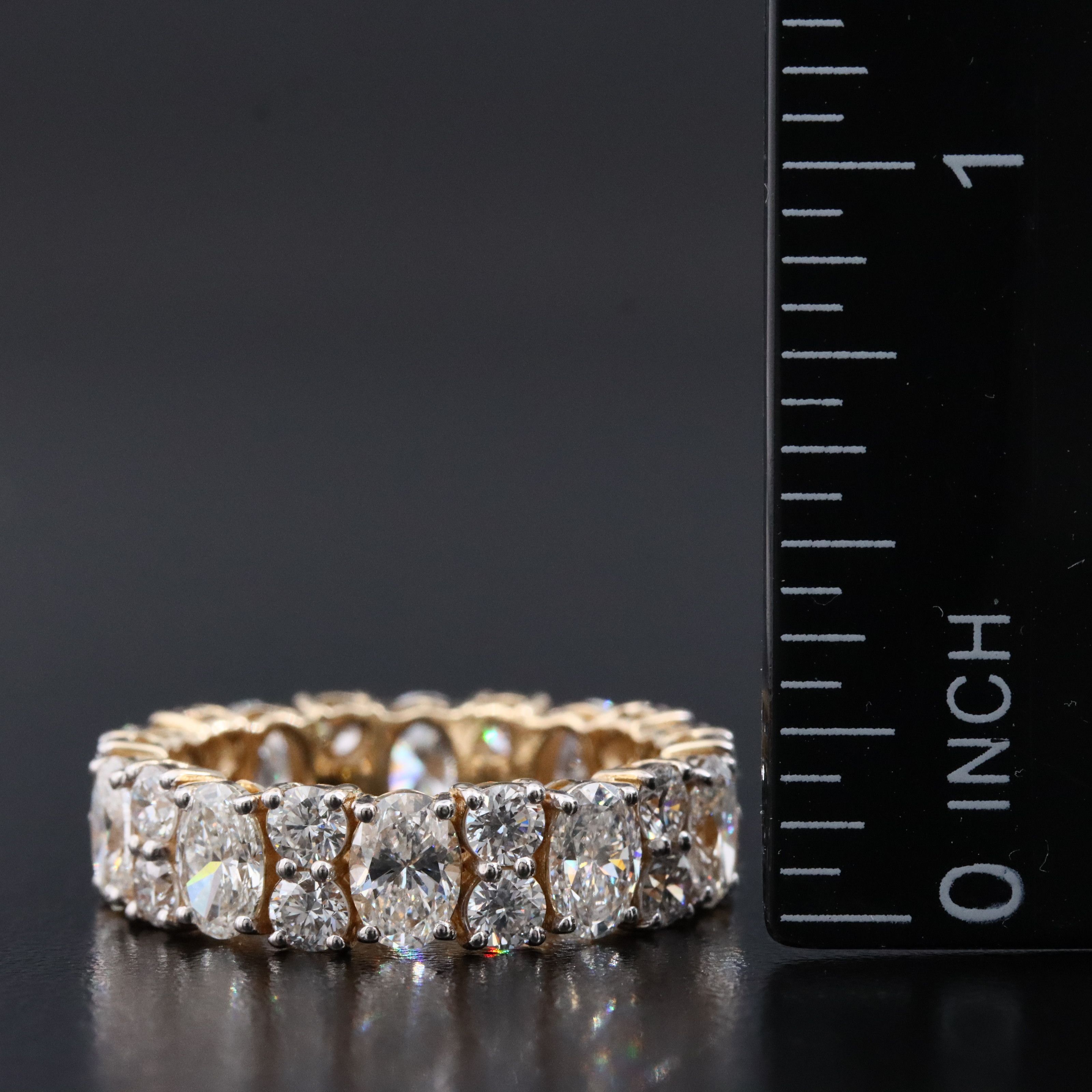14K 5.05 CTW Lab Grown Diamond Eternity Band