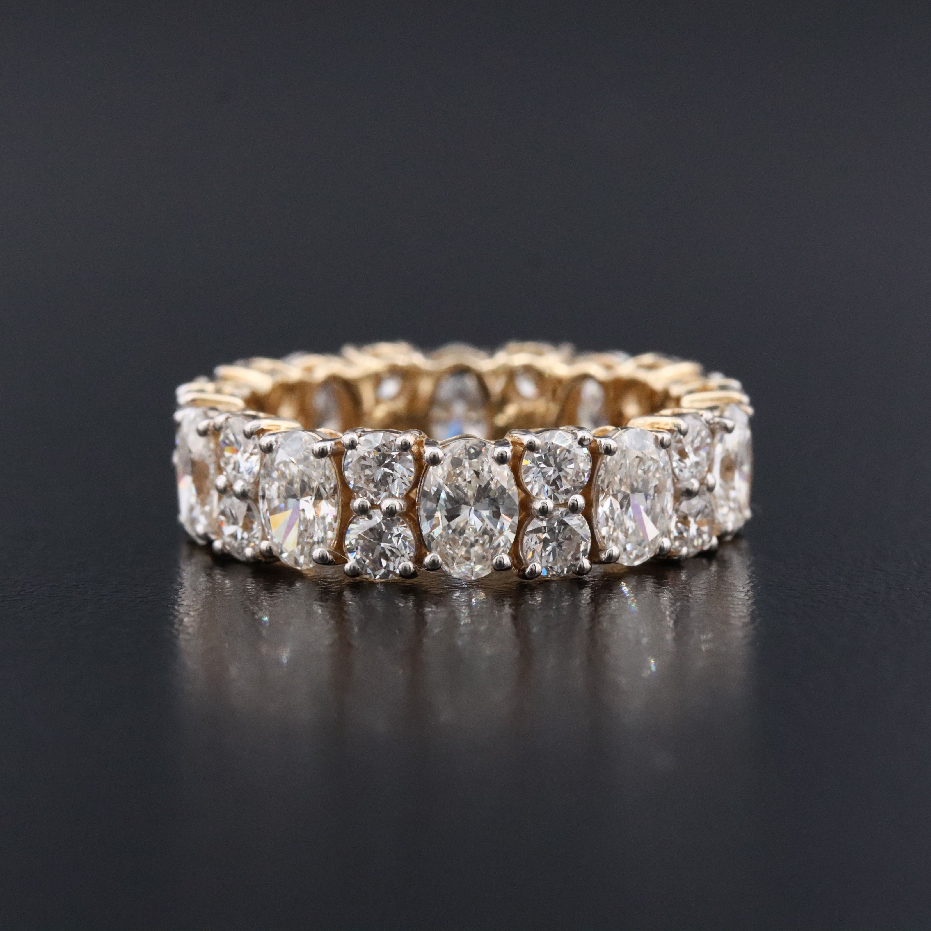 14K 5.05 CTW Lab Grown Diamond Eternity Band