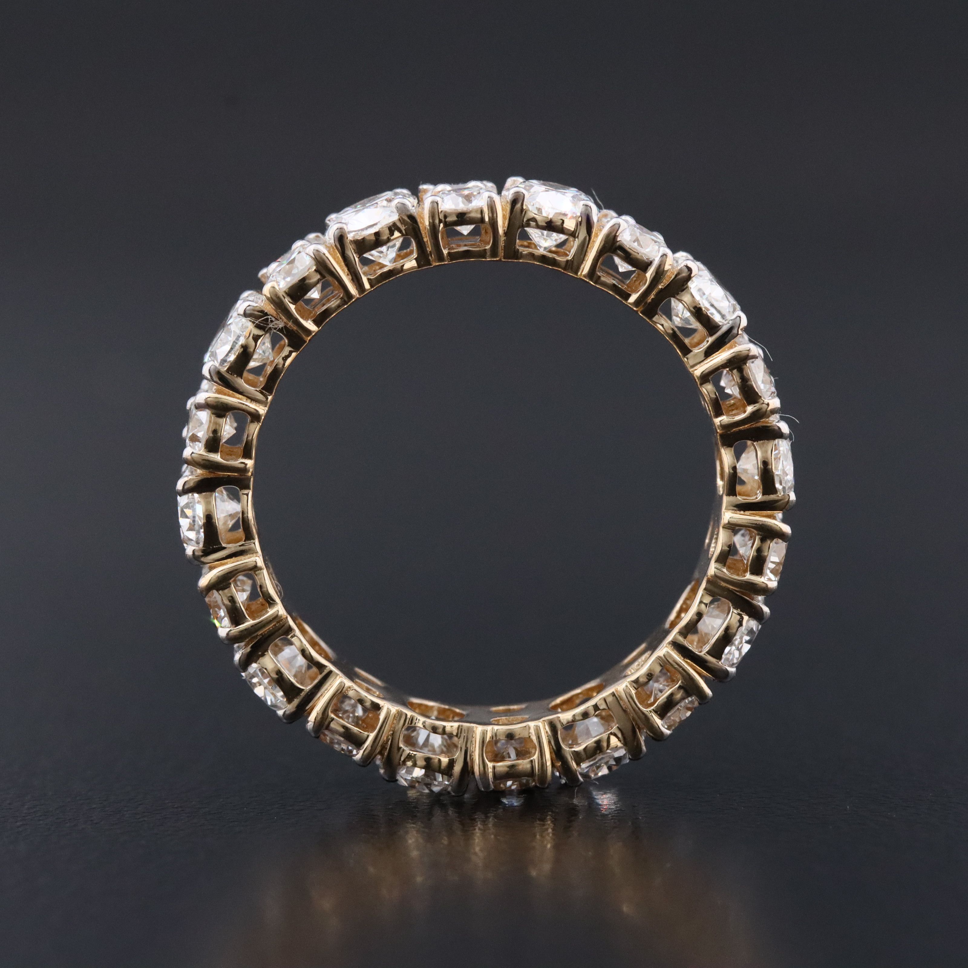 14K 5.05 CTW Lab Grown Diamond Eternity Band