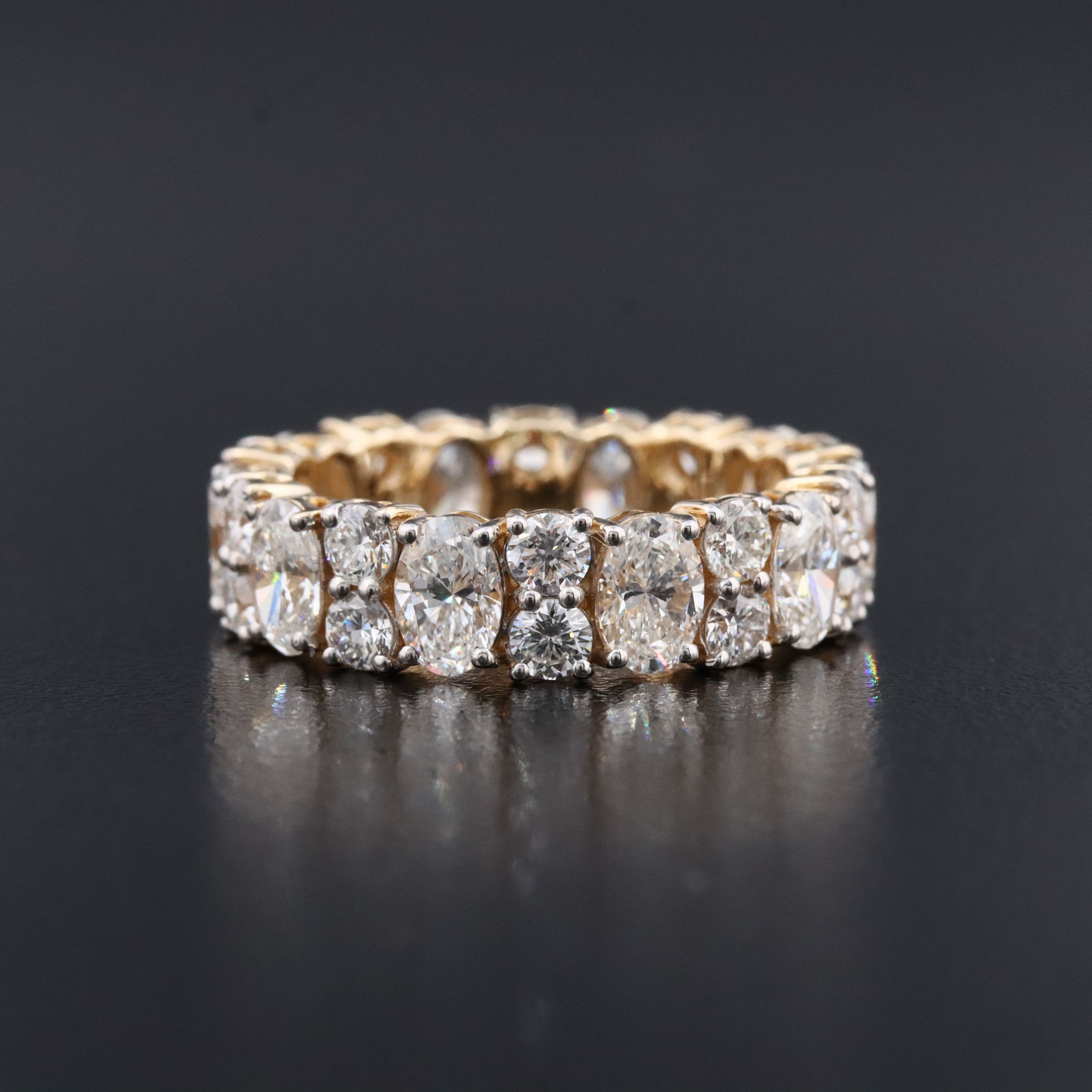 14K 5.05 CTW Lab Grown Diamond Eternity Band