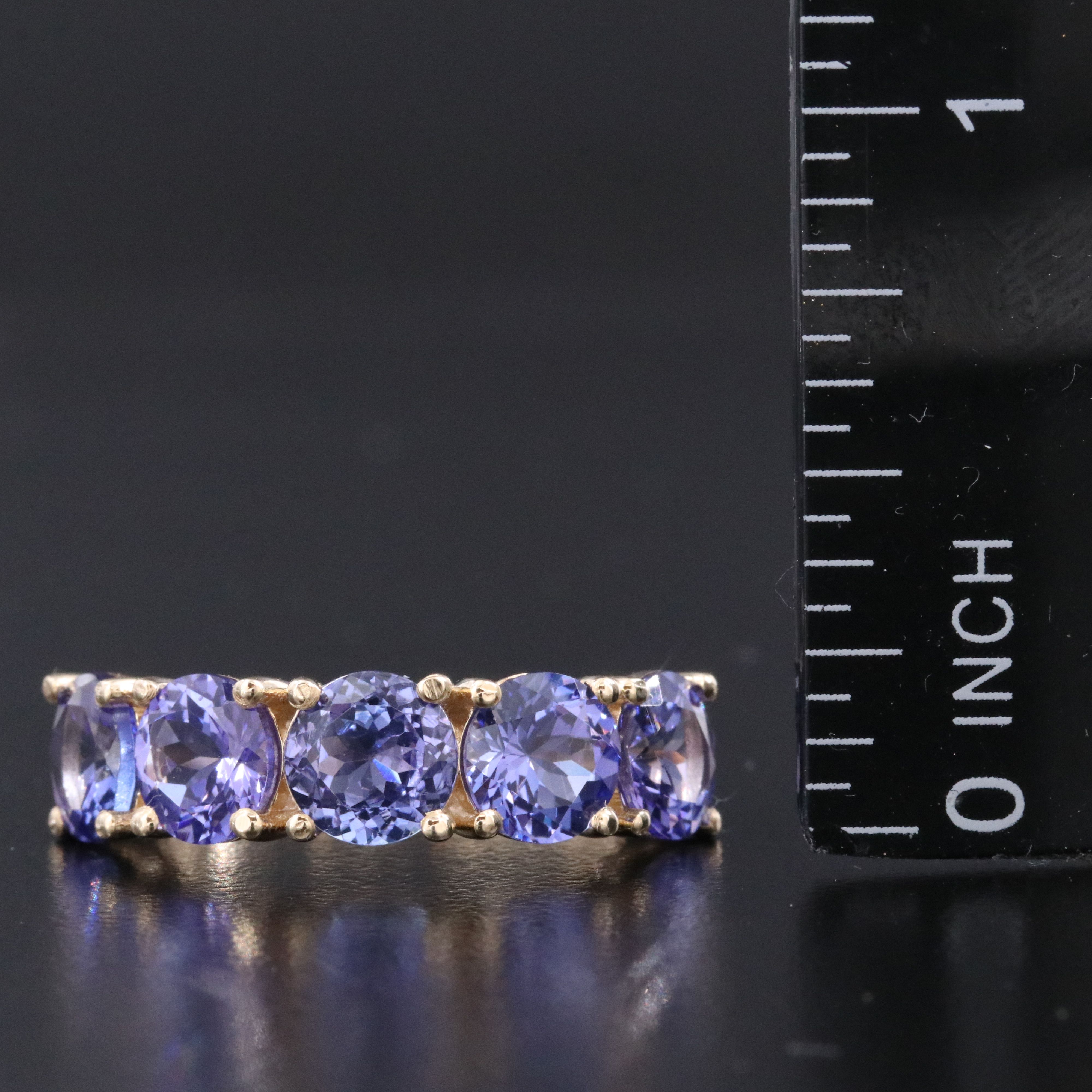 14K 4.46 CTW Tanzanite Ring