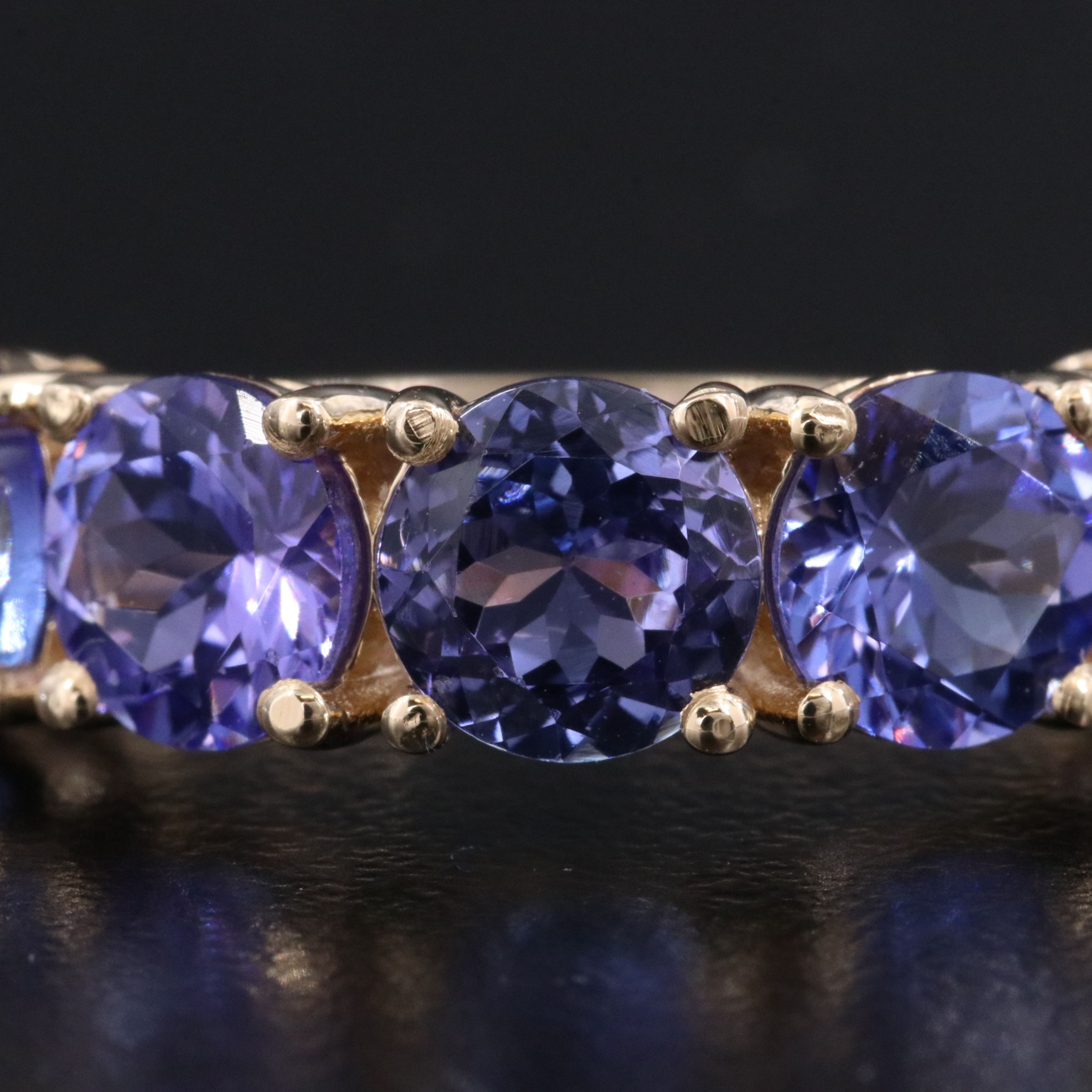14K 4.46 CTW Tanzanite Ring