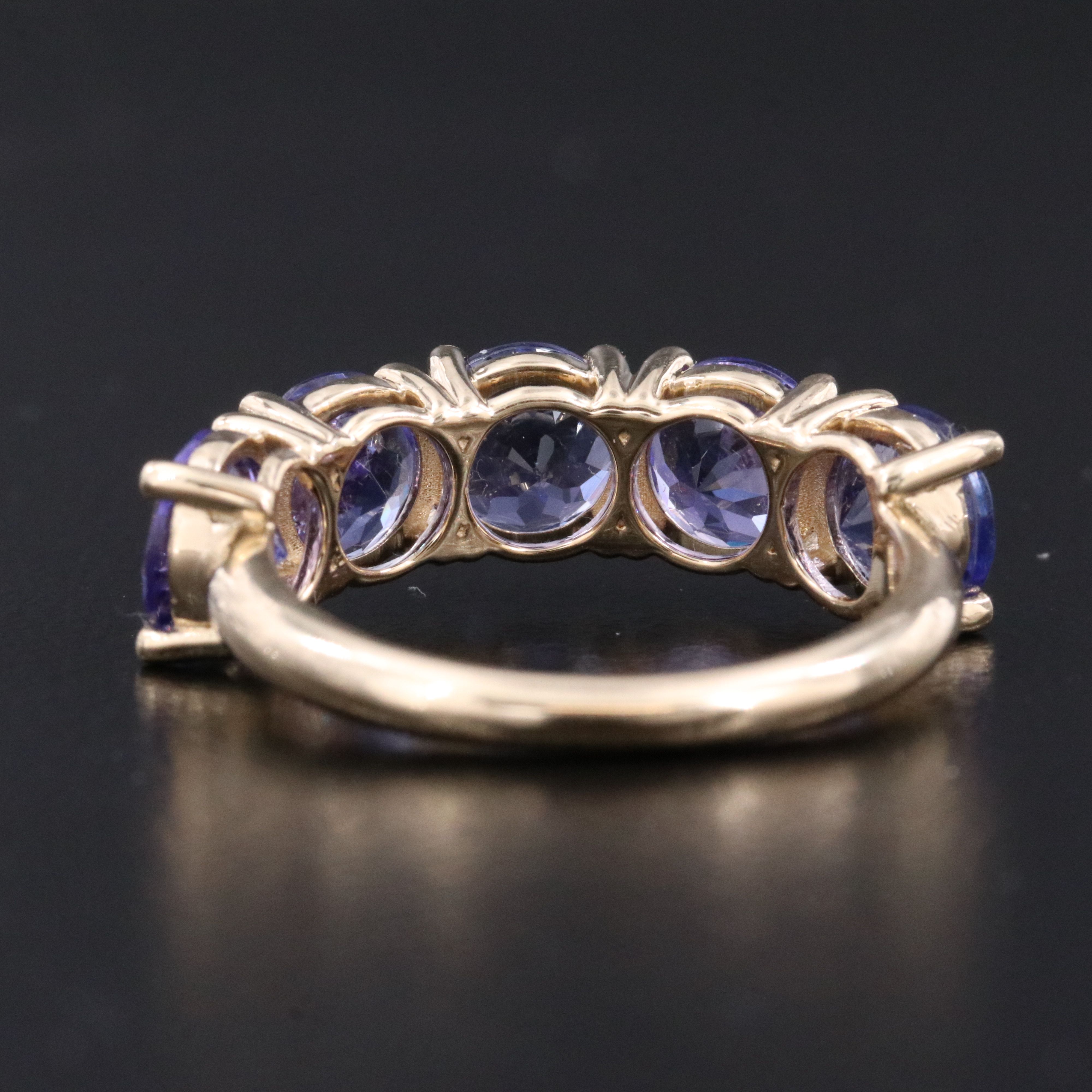 14K 4.46 CTW Tanzanite Ring