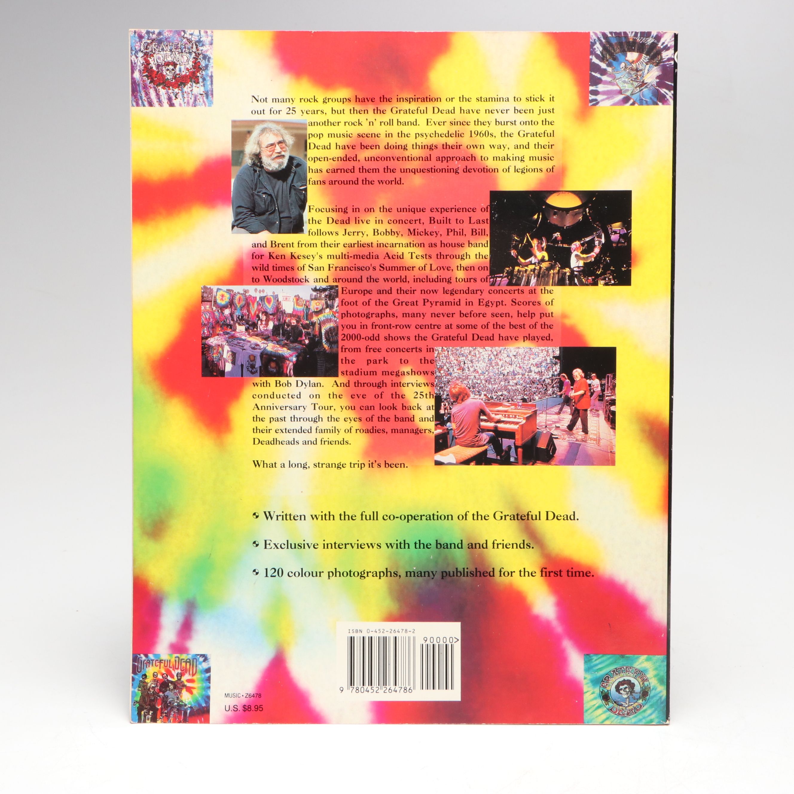 First Printing "Grateful Dead Built to Last" by Jamie Jensen, 1990