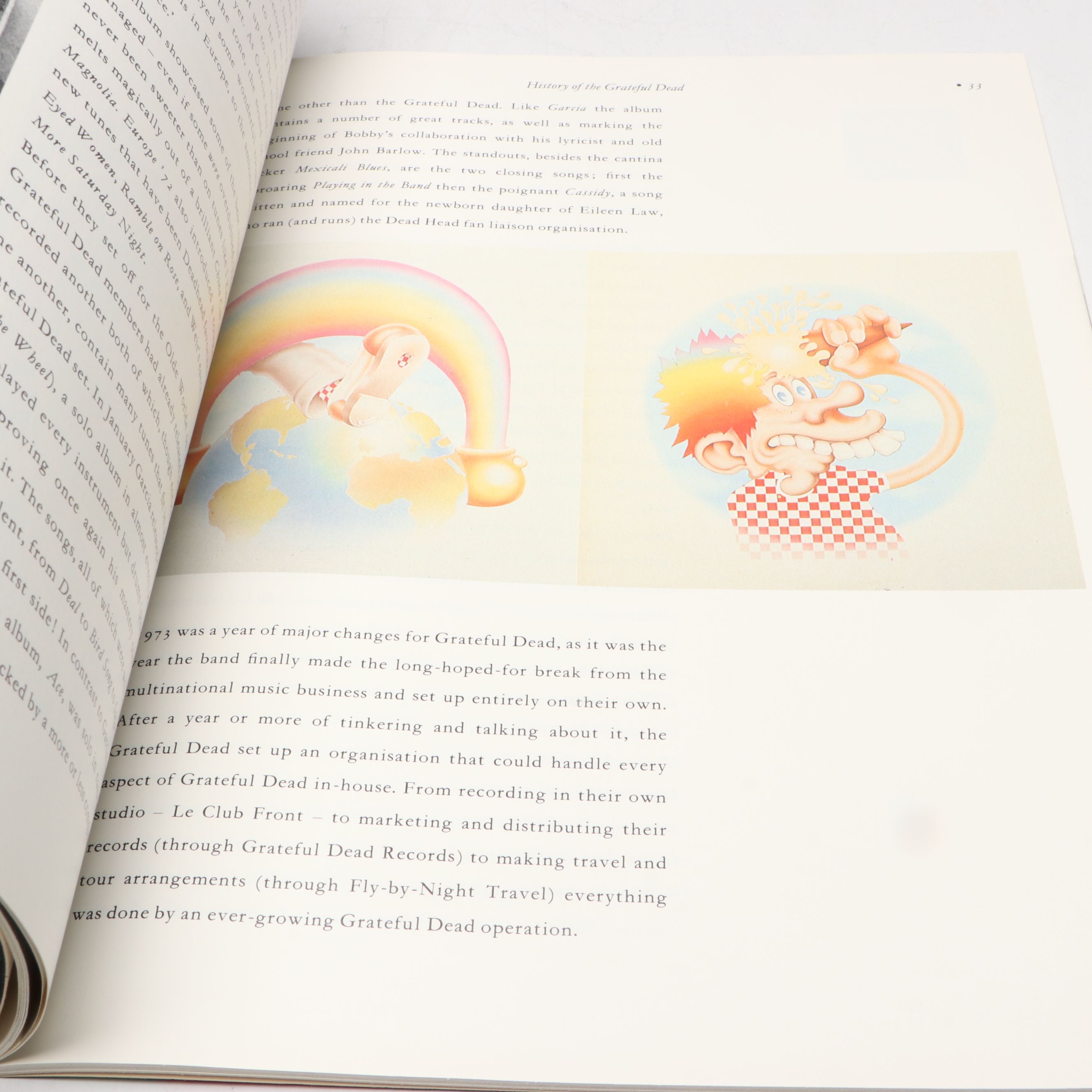 First Printing "Grateful Dead Built to Last" by Jamie Jensen, 1990