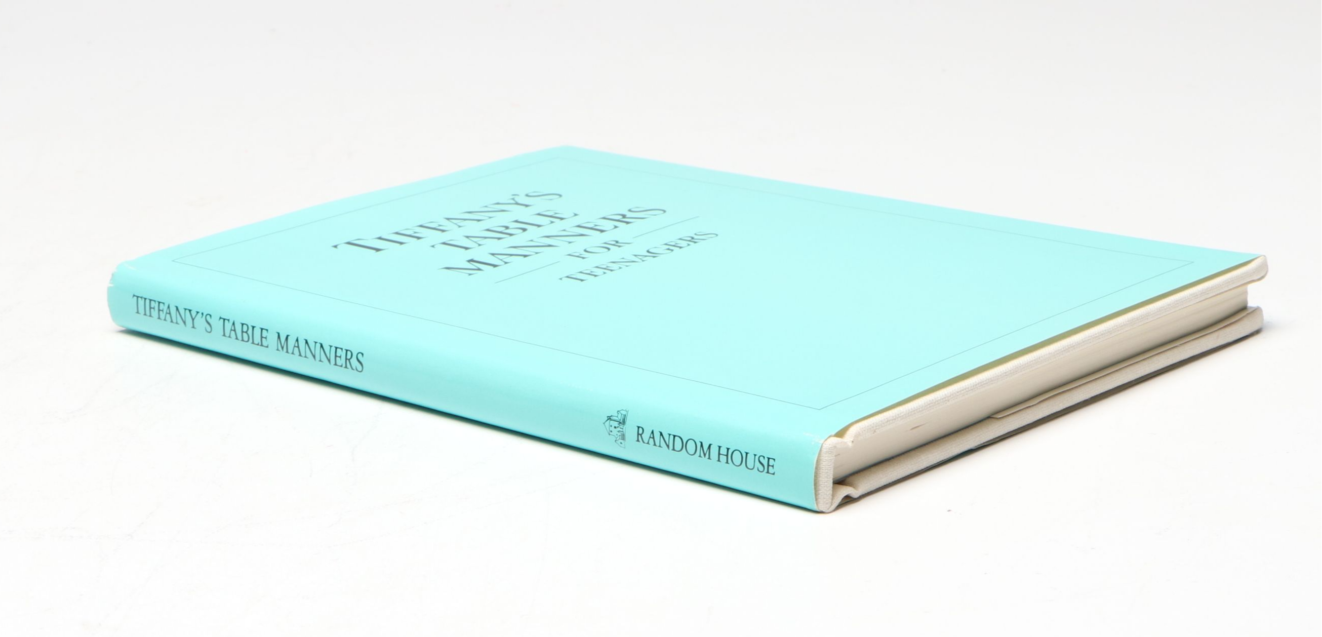 Illustrated "Tiffany's Table Manners for Teenagers" by Walter Hoving, 1989