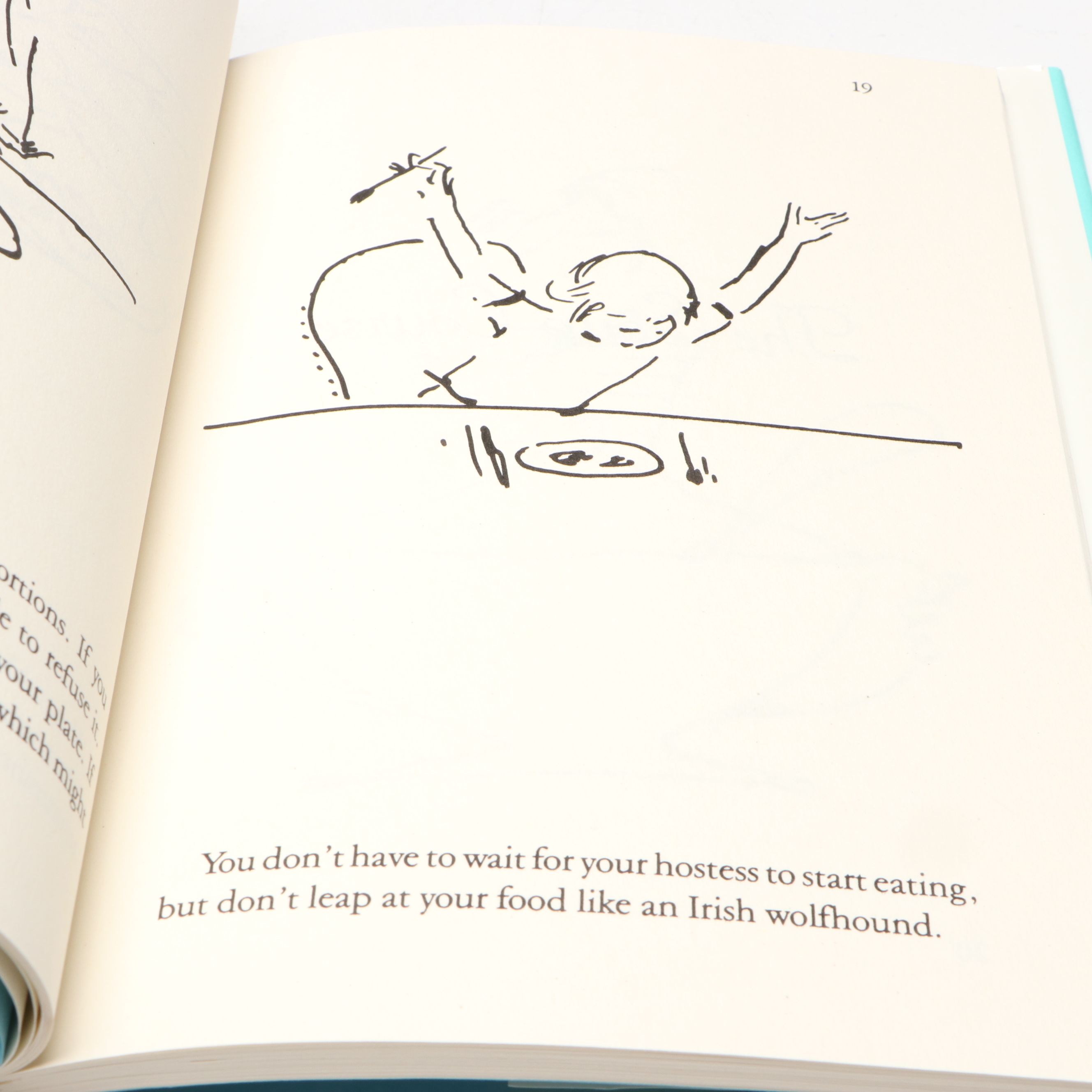 Illustrated "Tiffany's Table Manners for Teenagers" by Walter Hoving, 1989