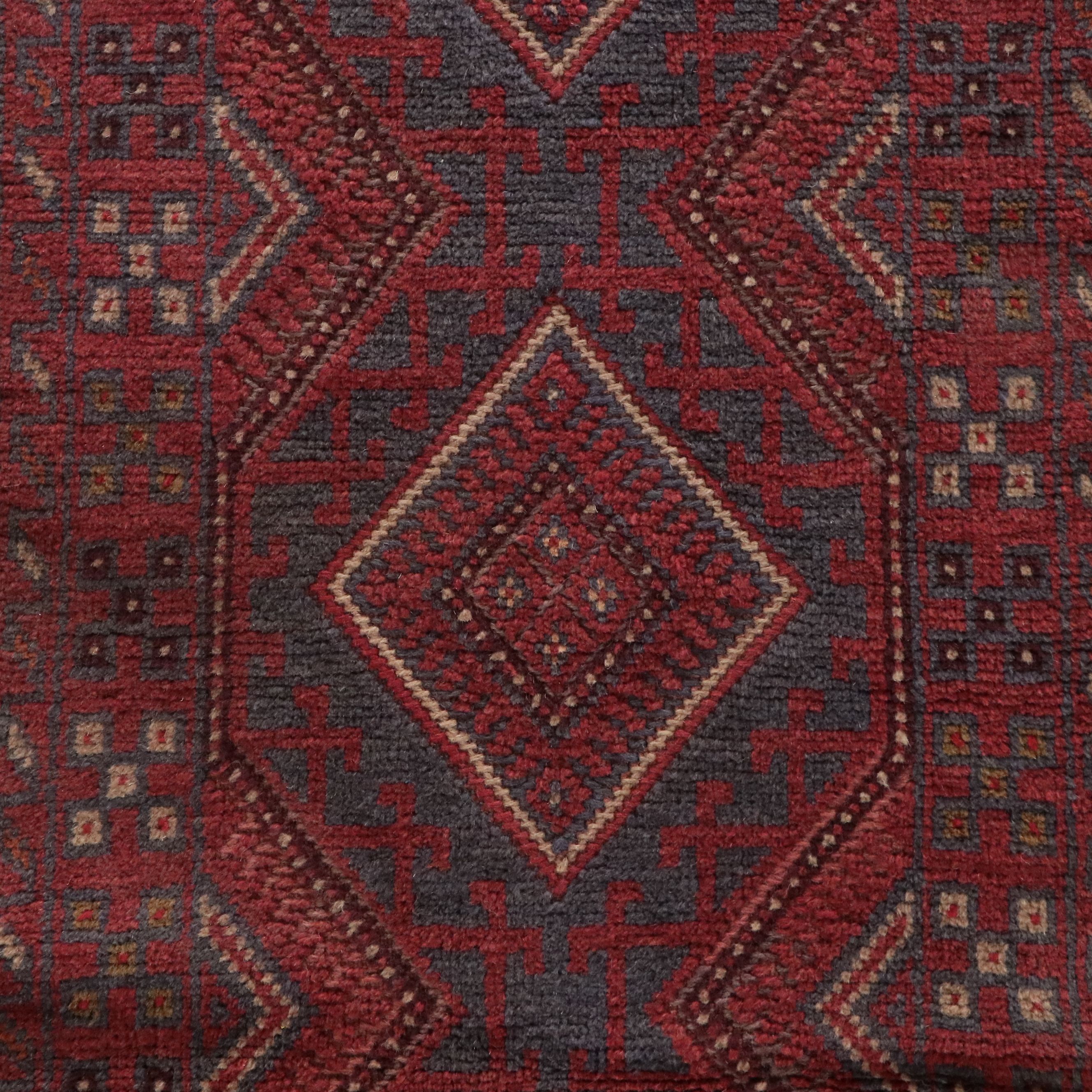 2'1 x 8'9 Handmade Afghan Mashwani Carpet Runner