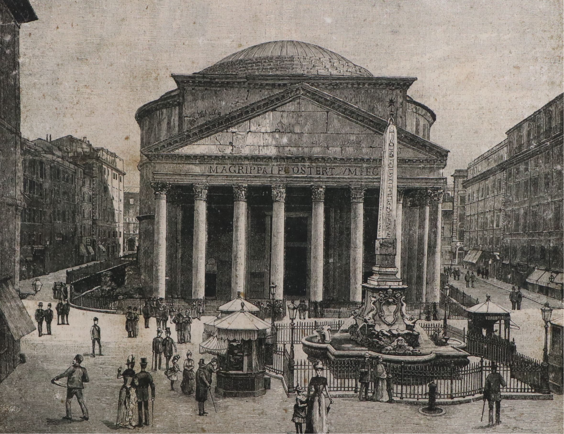 Pair of Large-Scale Giclées of Newspaper "Le Cento Città d'Italia," 21st Century