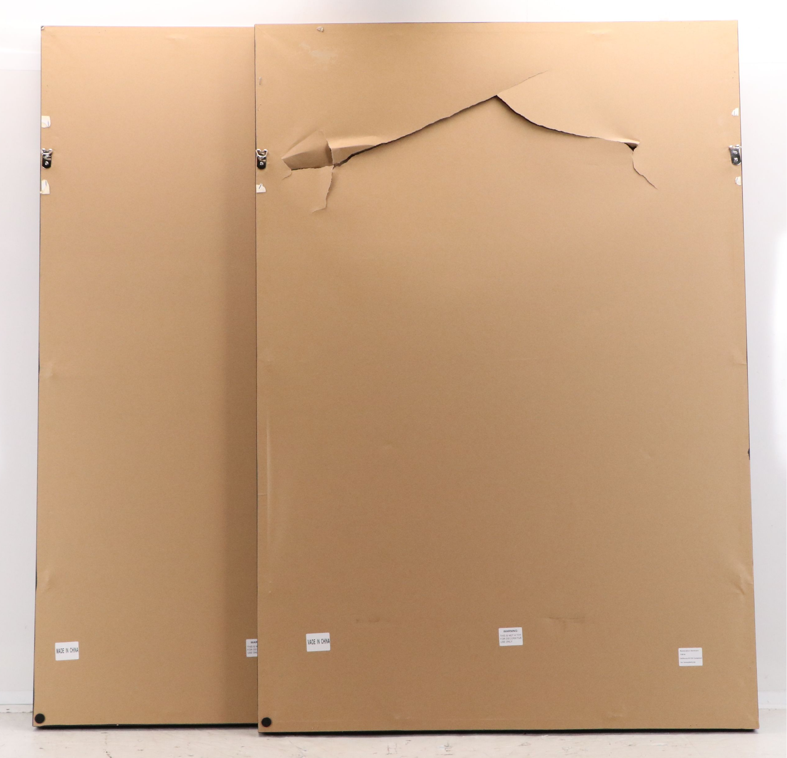 Pair of Large-Scale Giclées of Newspaper "Le Cento Città d'Italia," 21st Century