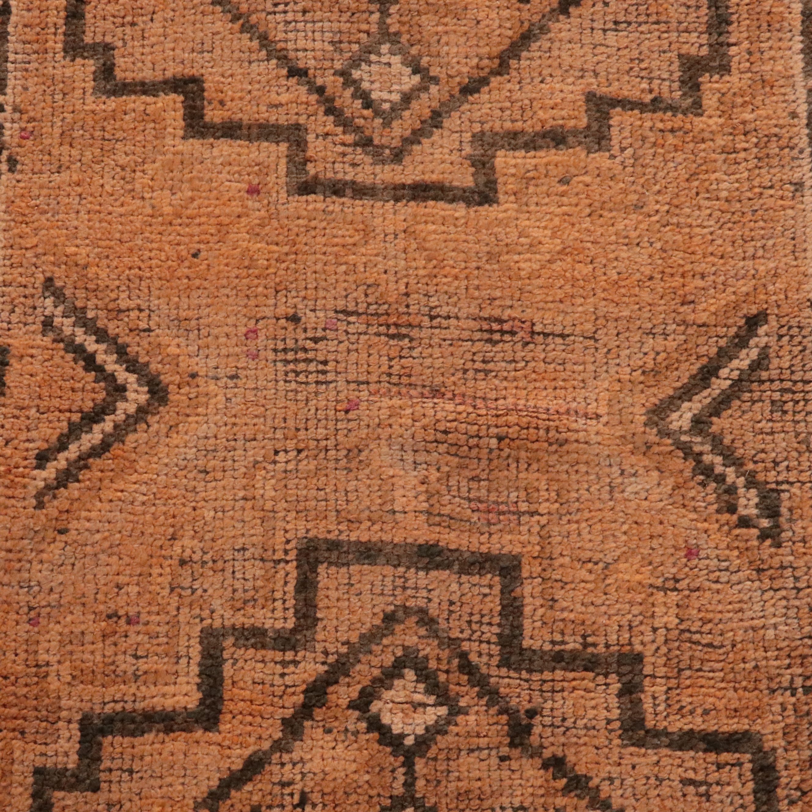 2'6 x 11'8 Hand-Knotted Turkish Anatolian Carpet Runner