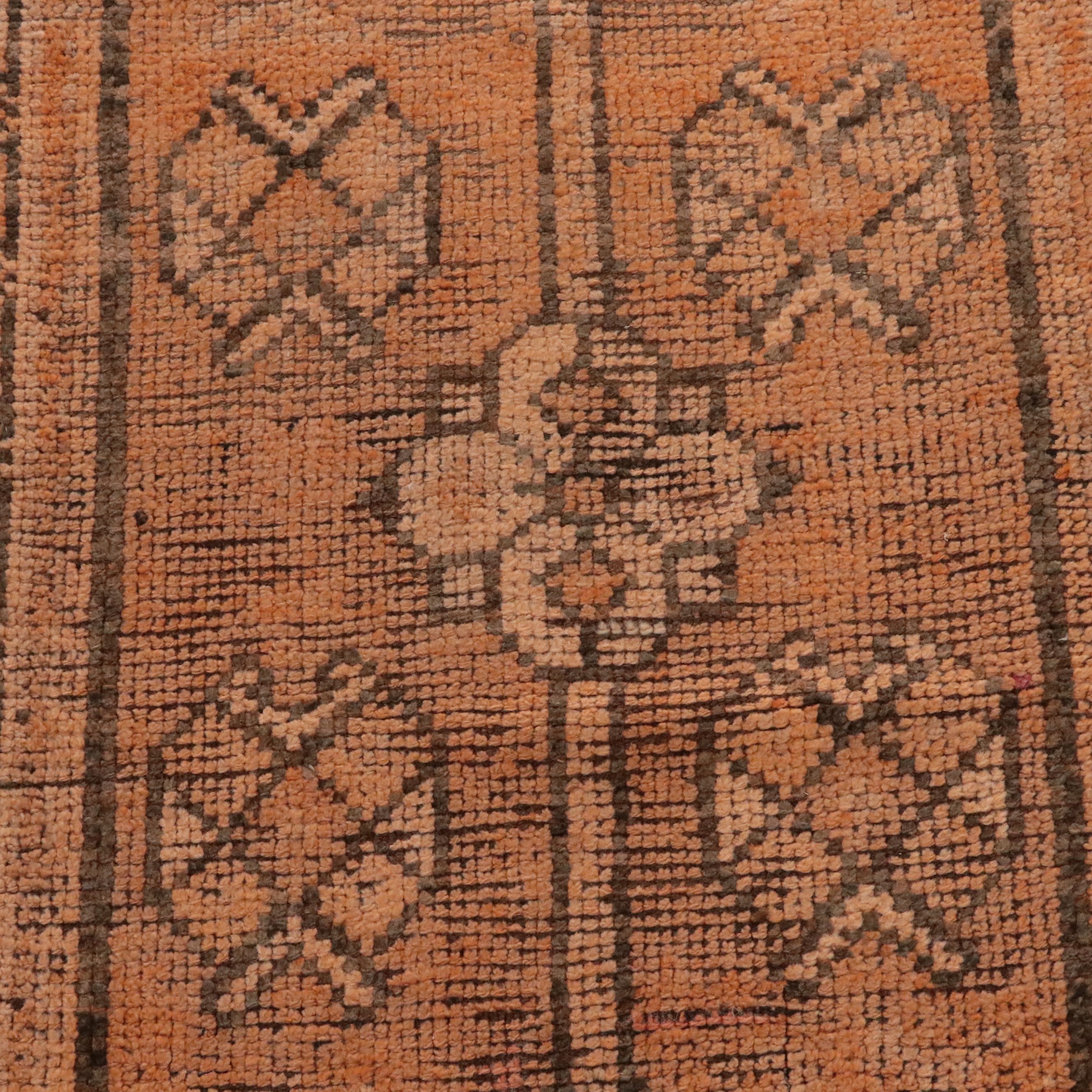 2'6 x 11'8 Hand-Knotted Turkish Anatolian Carpet Runner