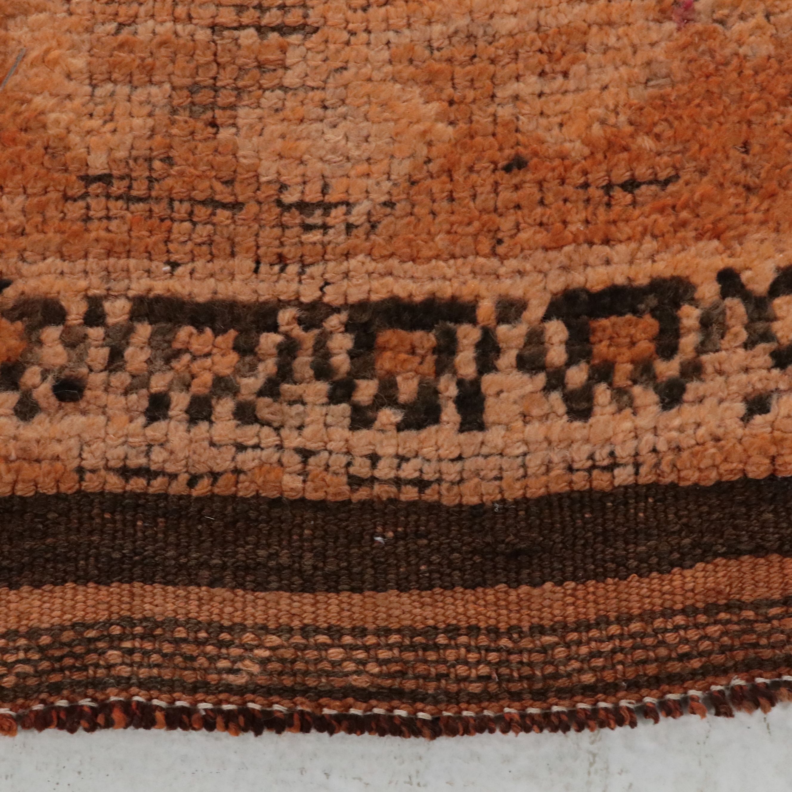 2'6 x 11'8 Hand-Knotted Turkish Anatolian Carpet Runner