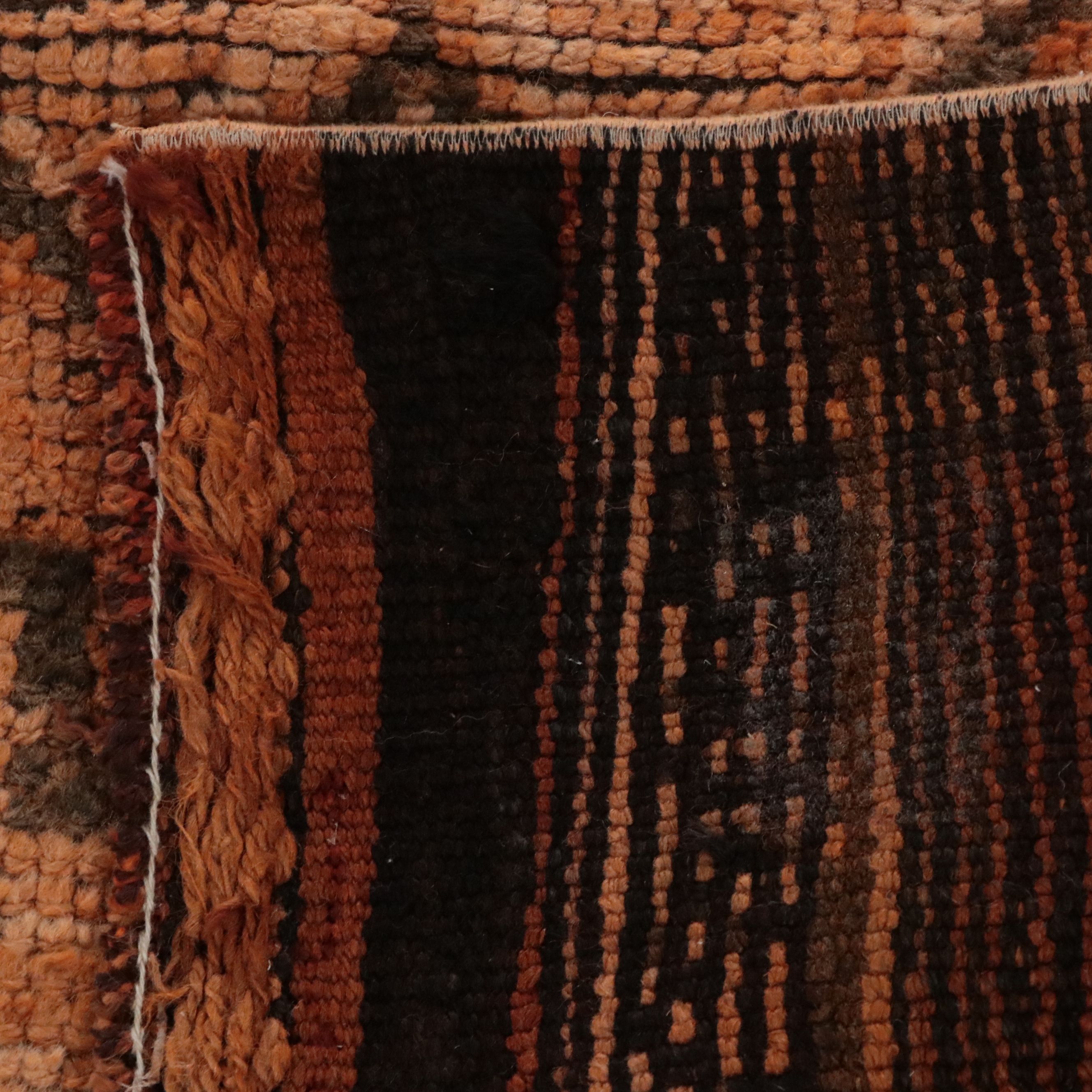 2'6 x 11'8 Hand-Knotted Turkish Anatolian Carpet Runner