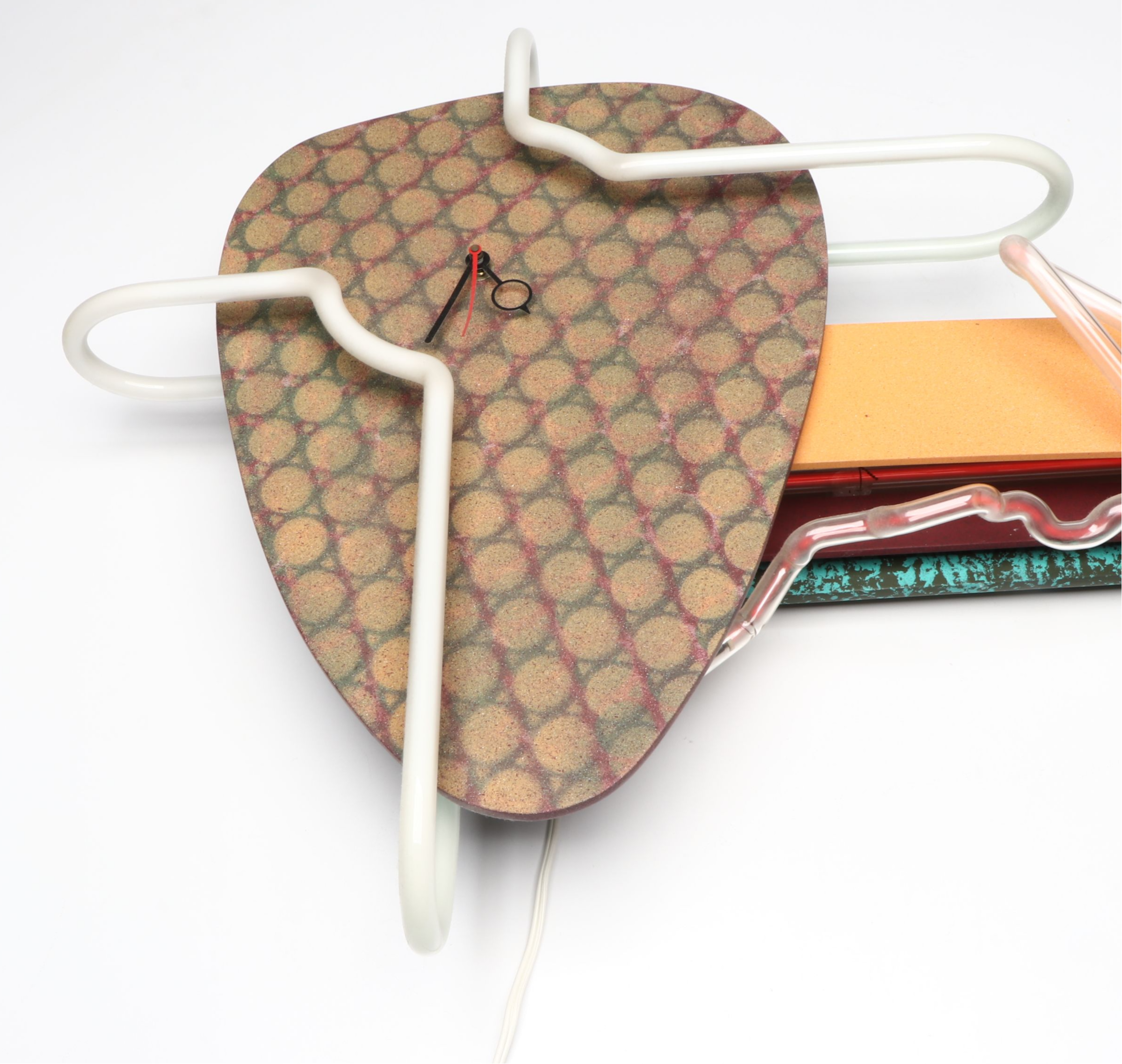 Sparky's Neonworks Abstract Illuminated Wall Clock