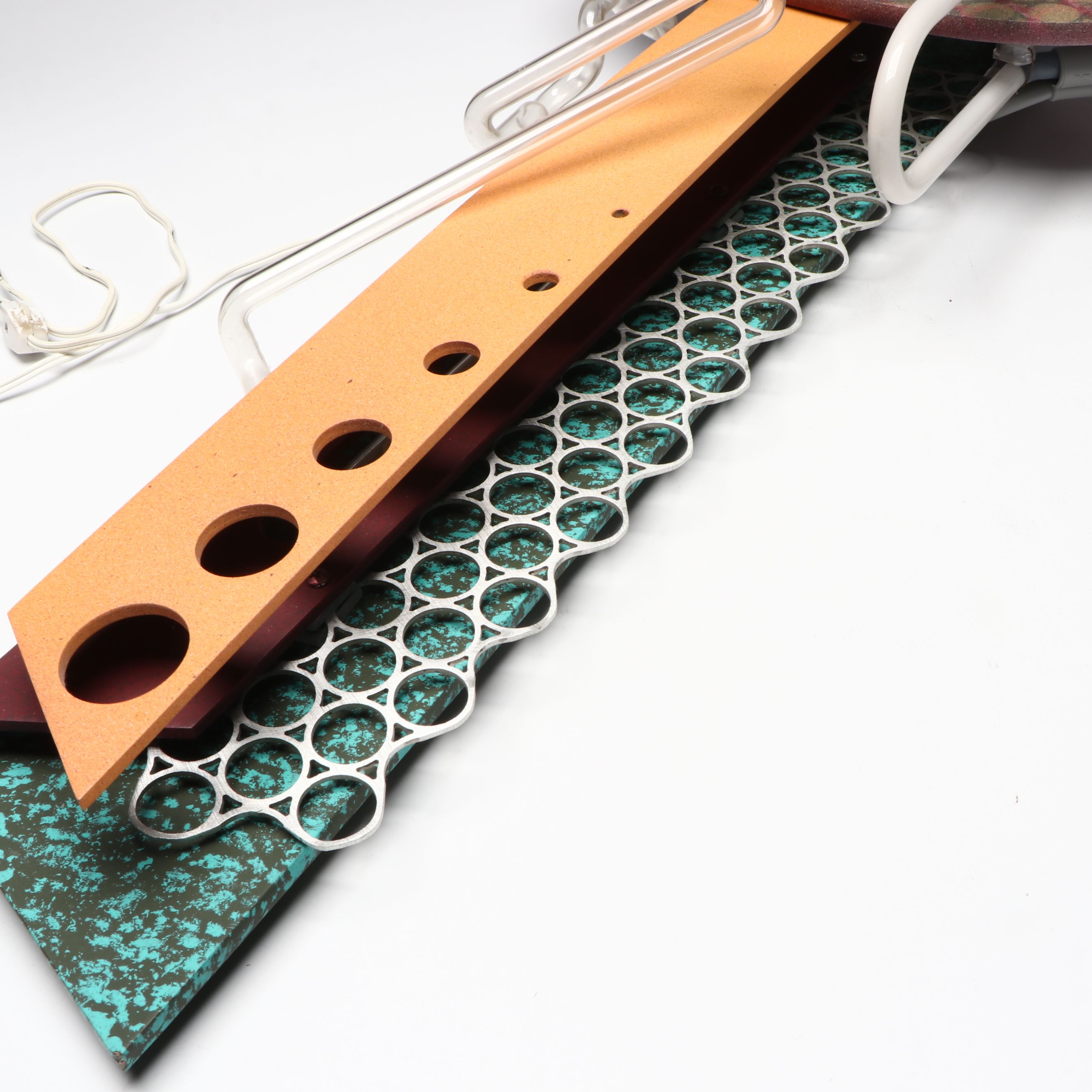 Sparky's Neonworks Abstract Illuminated Wall Clock