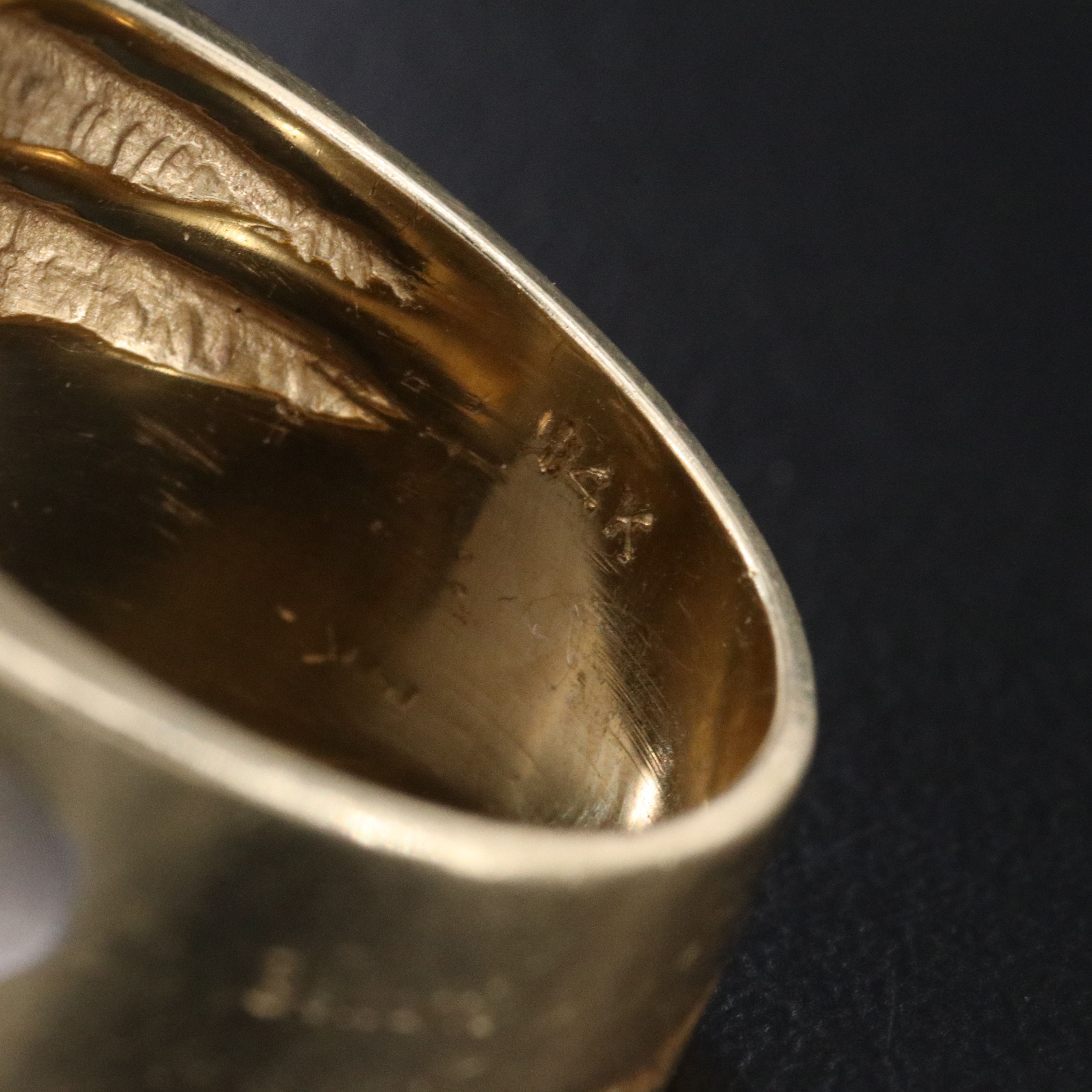 14K 0.16 CTW Diamond Jaguar Bypass Ring