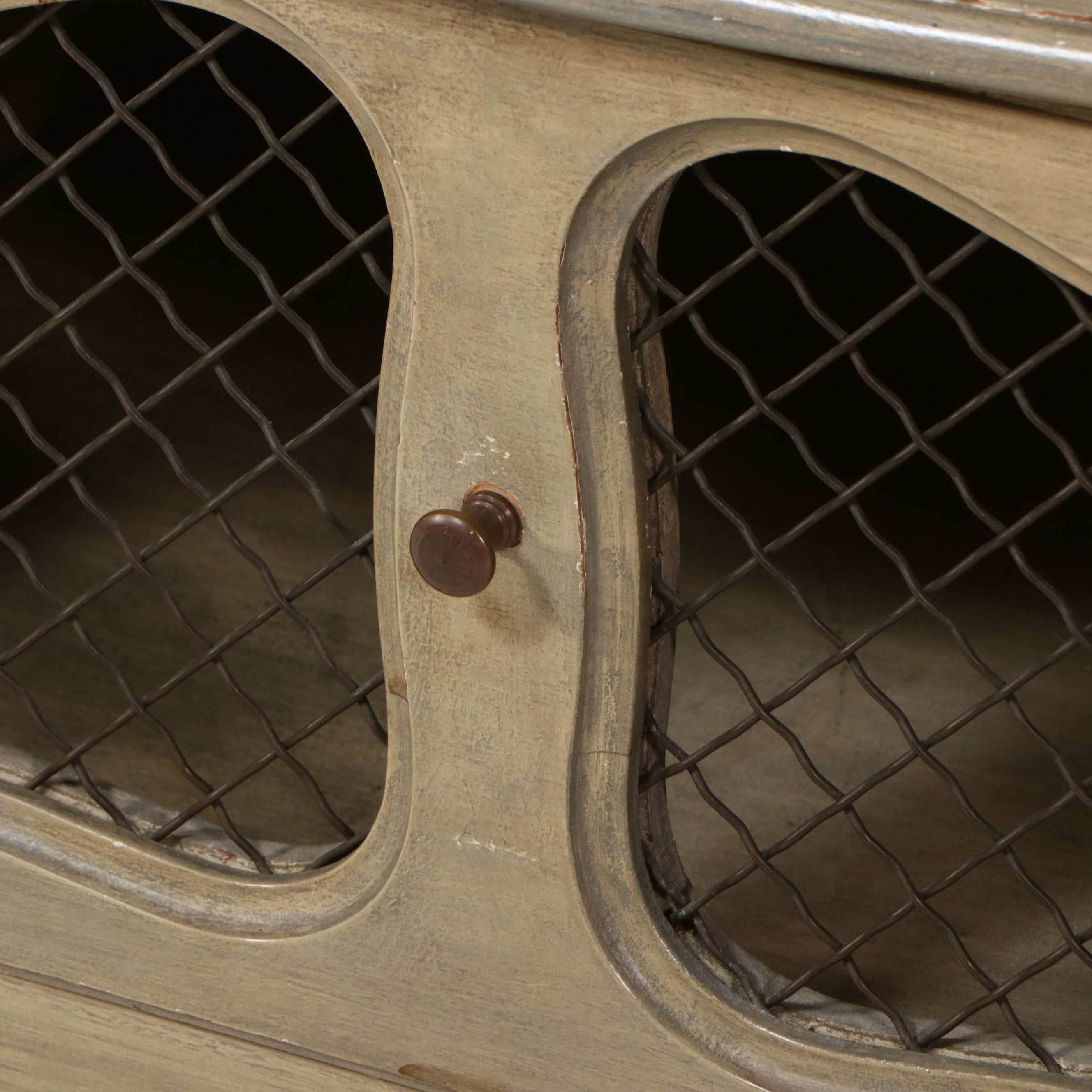 French Provincial Style Painted Wood Commode, Mid-20th Century