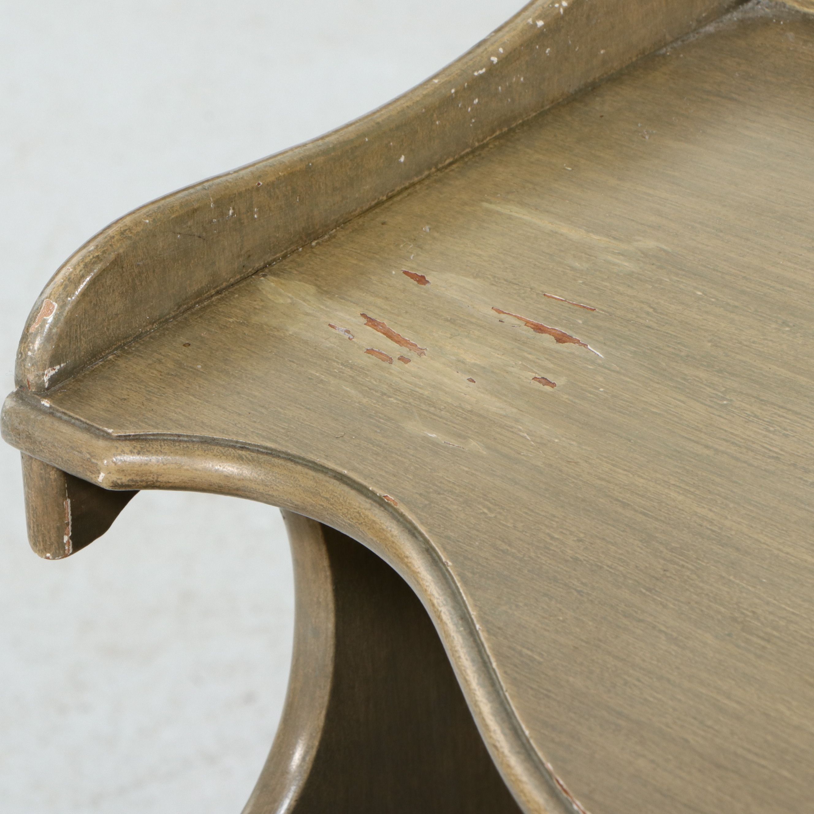 French Provincial Style Painted Wood Commode, Mid-20th Century