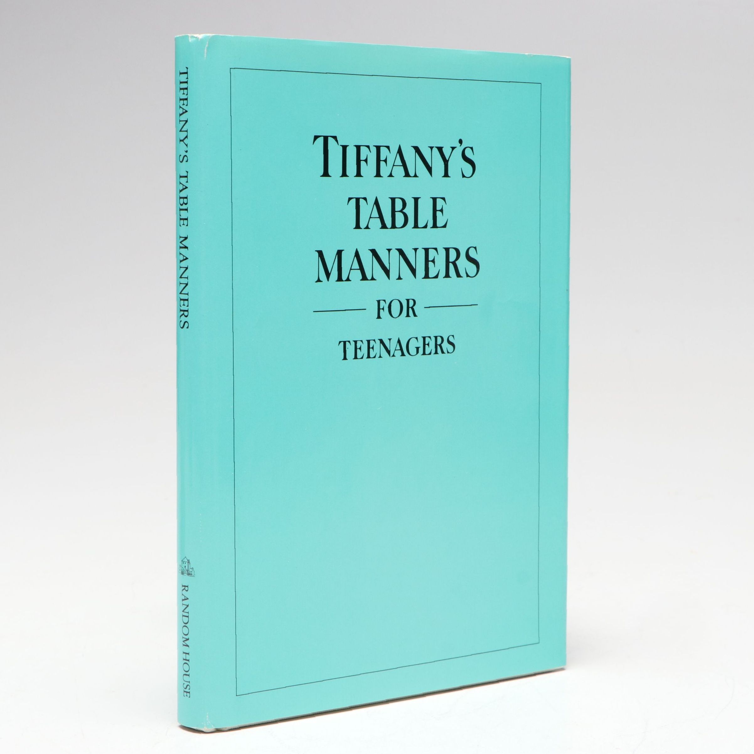 Illustrated "Tiffany's Table Manners for Teenagers" by Walter Hoving, 1989