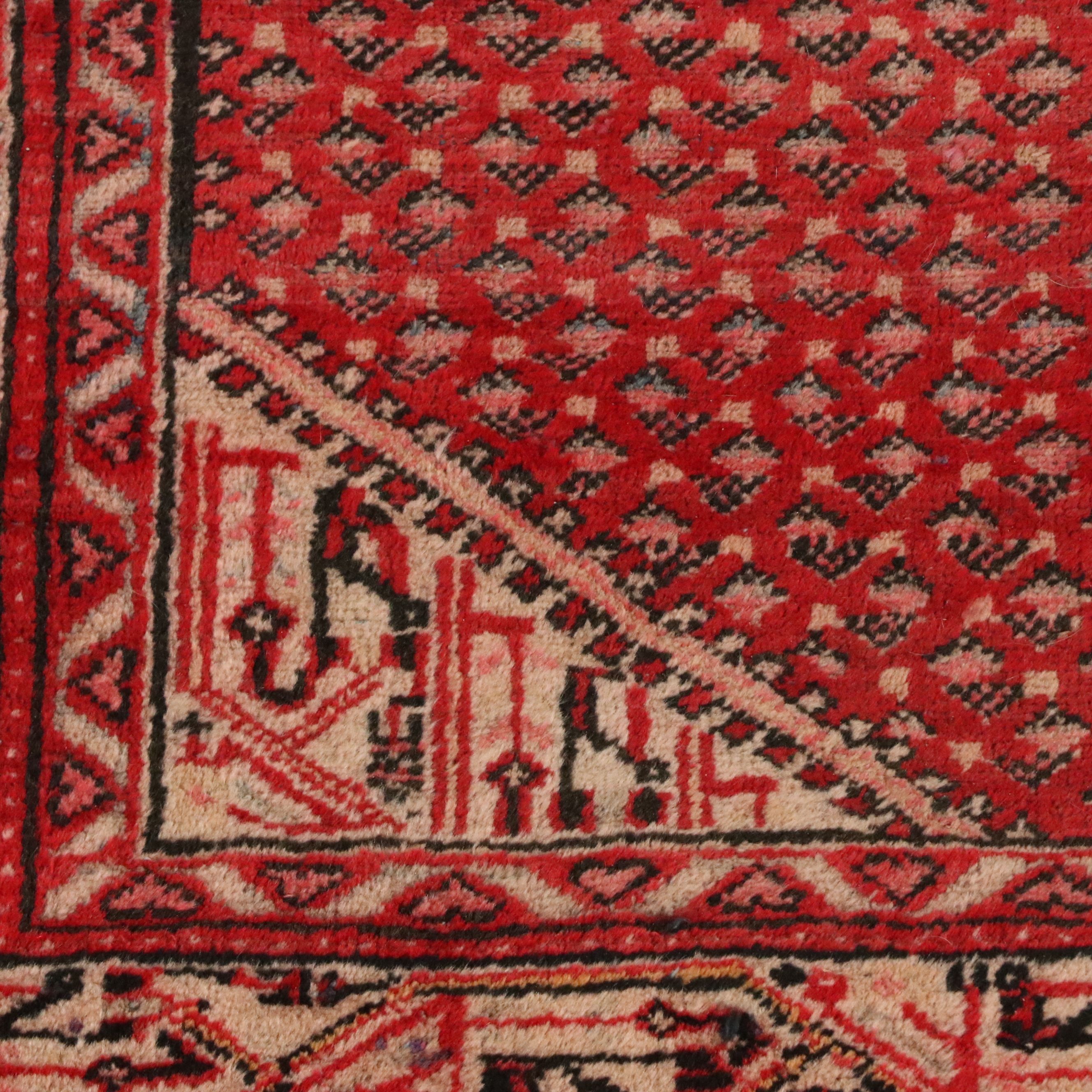 4'3 x 6'10 Hand-Knotted Persian Seraband Area Rug