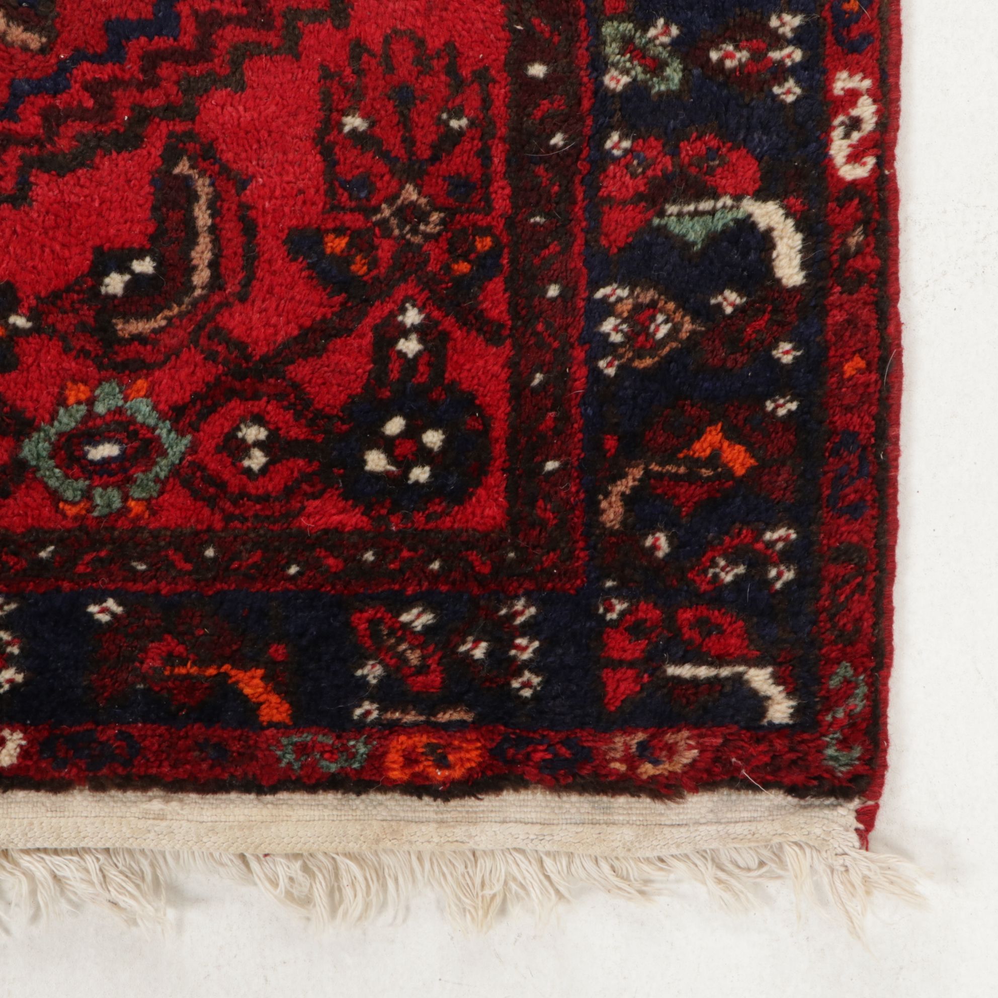 3'6 x 10' Hand-Knotted Persian Hamadan Long Rug