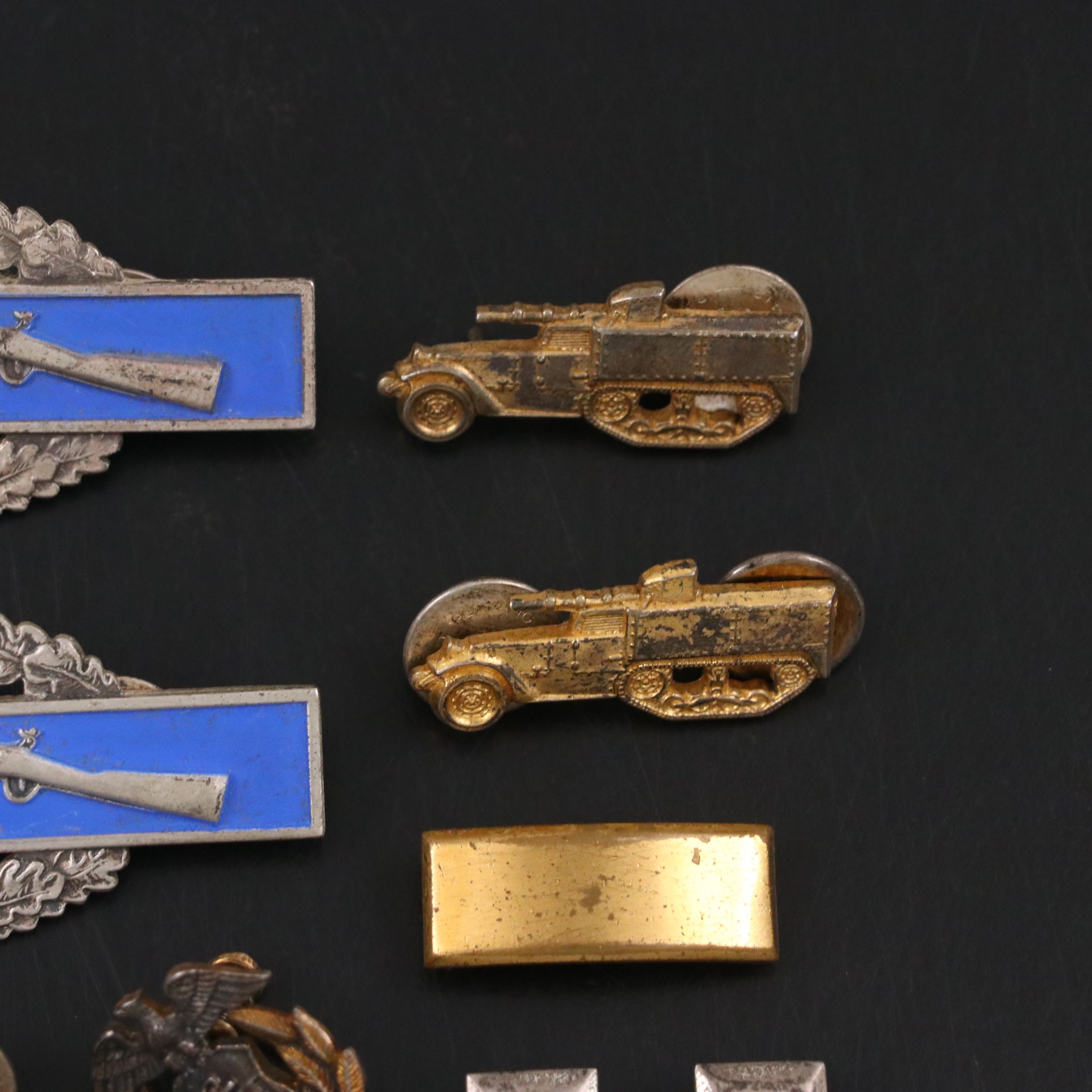 Vintage/Antique World War II with Other Sterling Pins and Badges