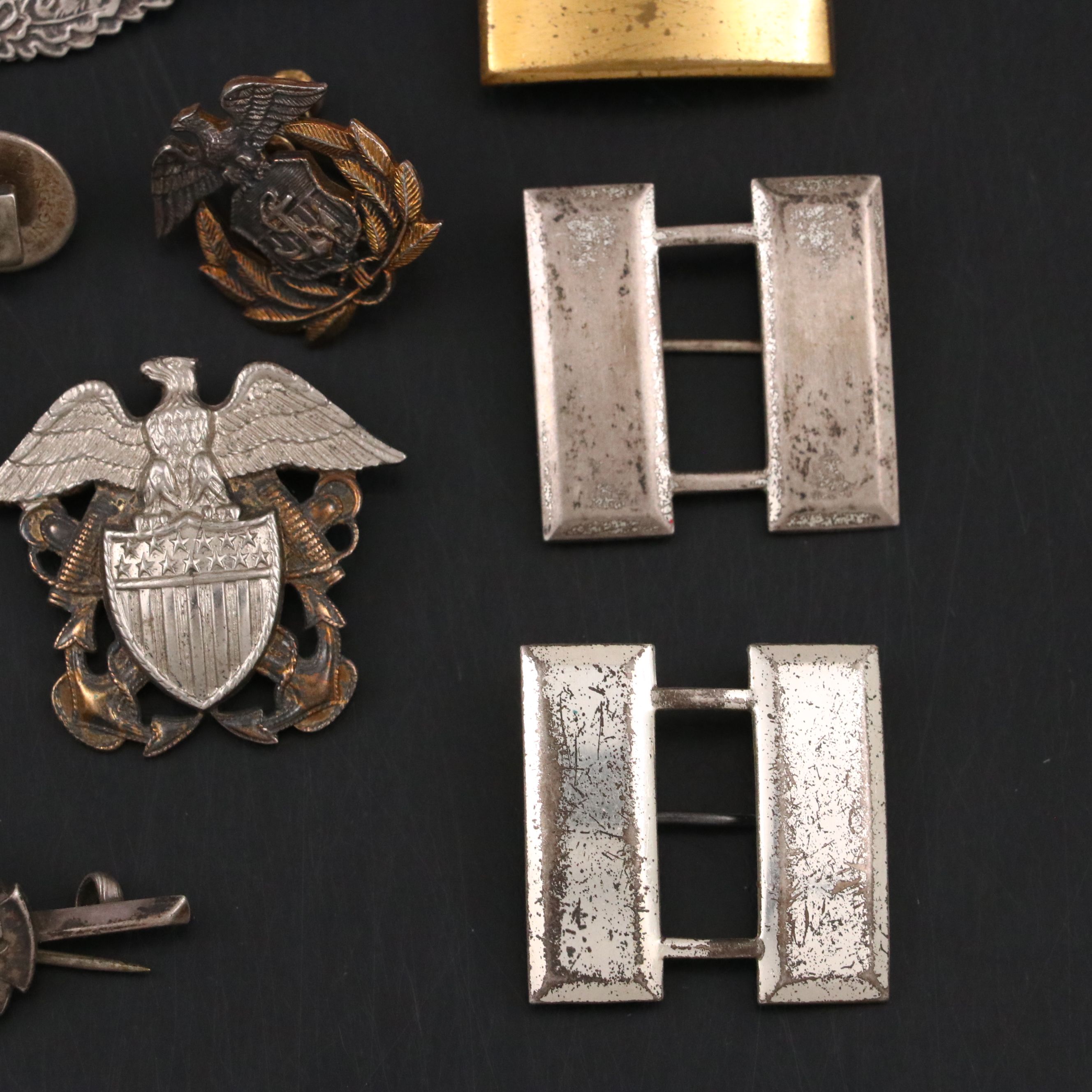 Vintage/Antique World War II with Other Sterling Pins and Badges