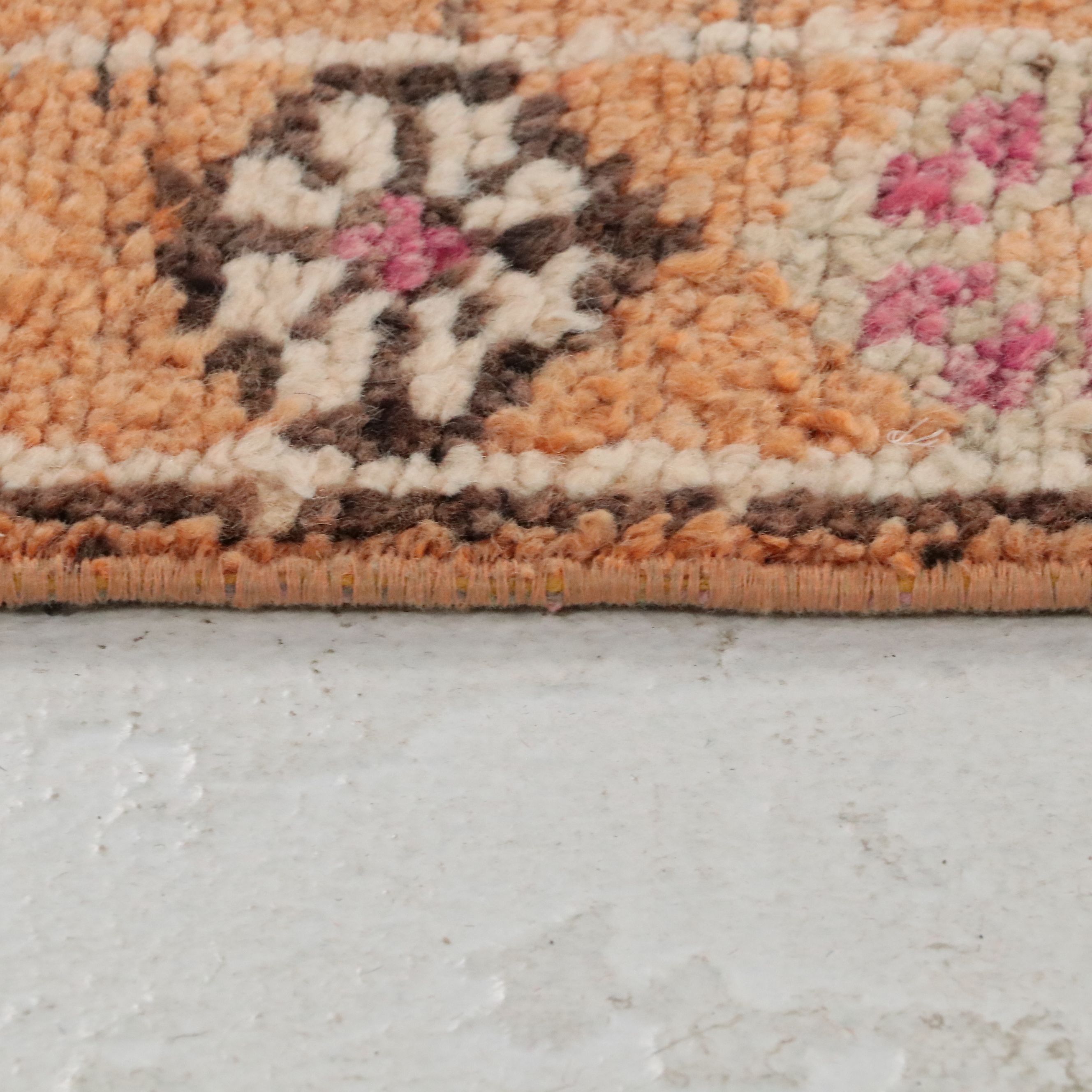 2'5 x 12'7 Hand-Knotted Turkish Anatolian Carpet Runner