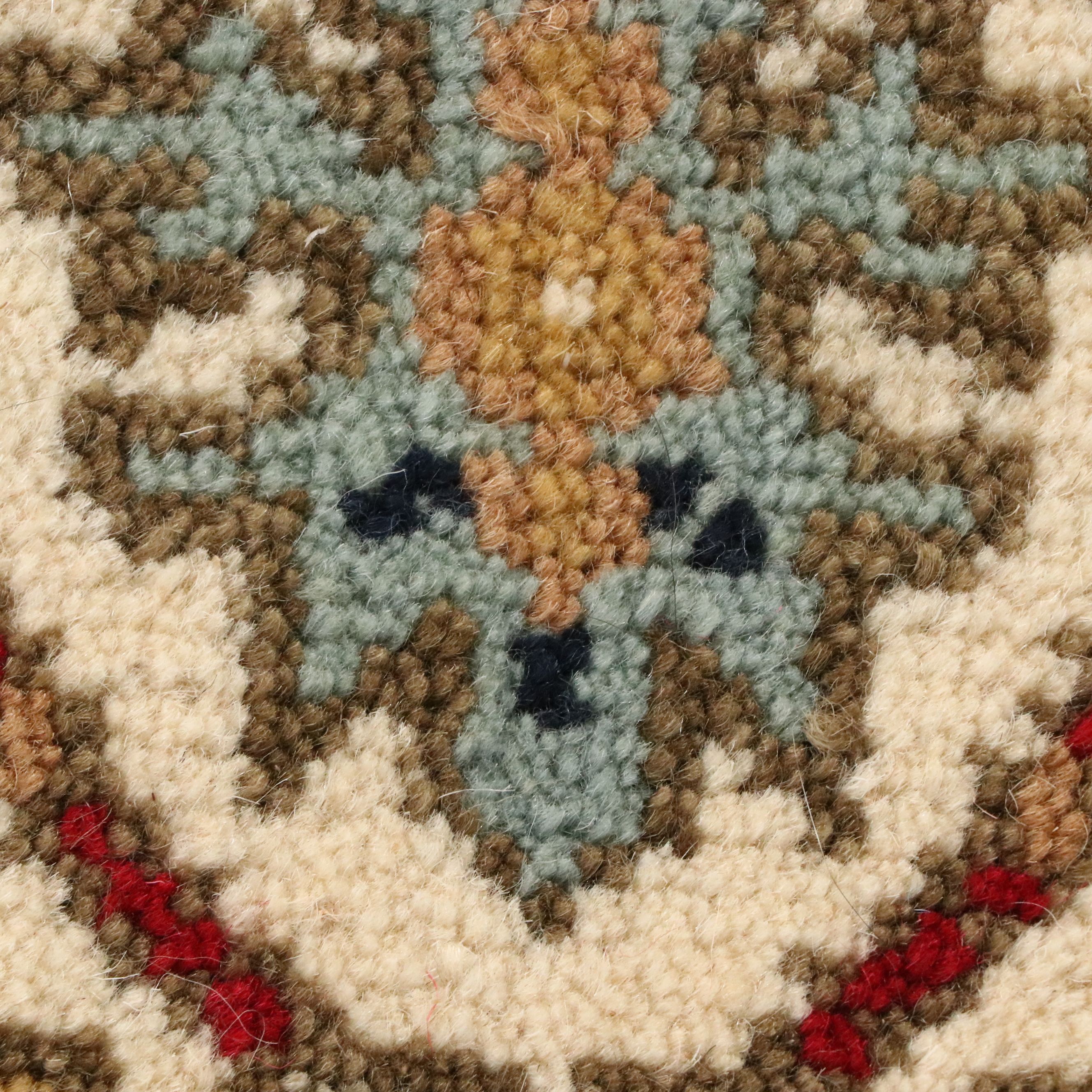 2'6 x 8'1 Hand-Knotted Indo-Persian Serapi Carpet Runner