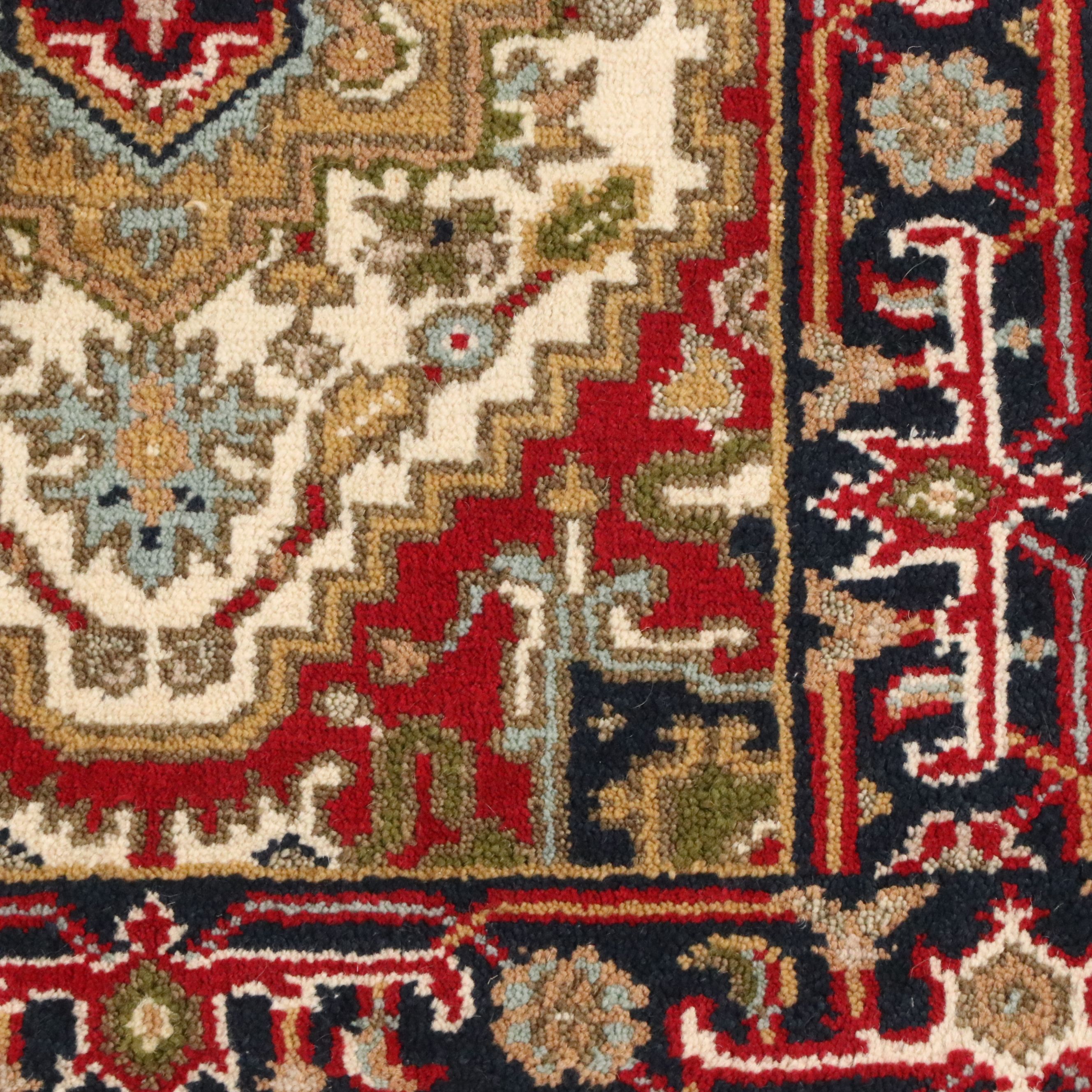 2'6 x 8'1 Hand-Knotted Indo-Persian Serapi Carpet Runner