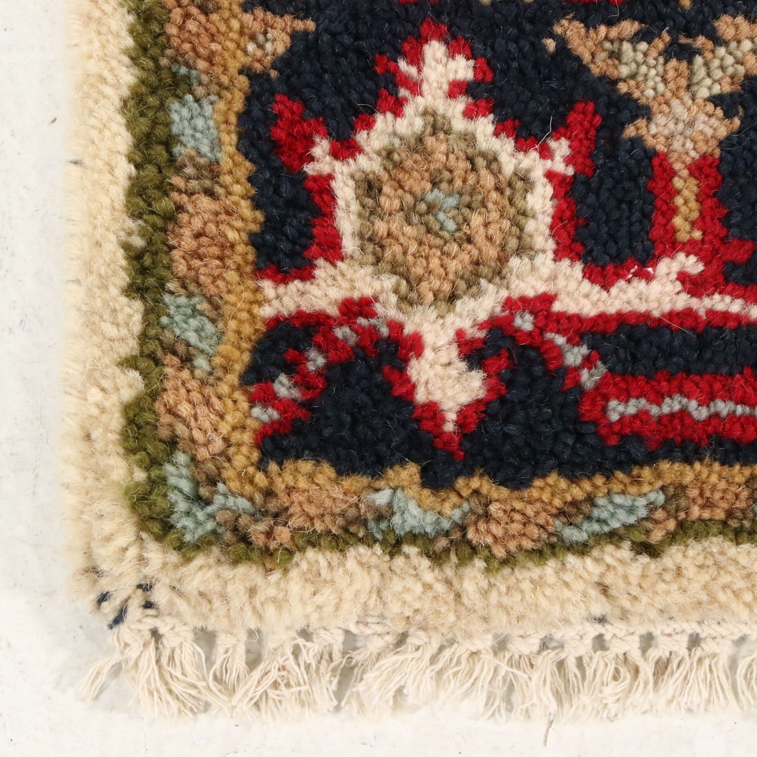 2'6 x 8'1 Hand-Knotted Indo-Persian Serapi Carpet Runner