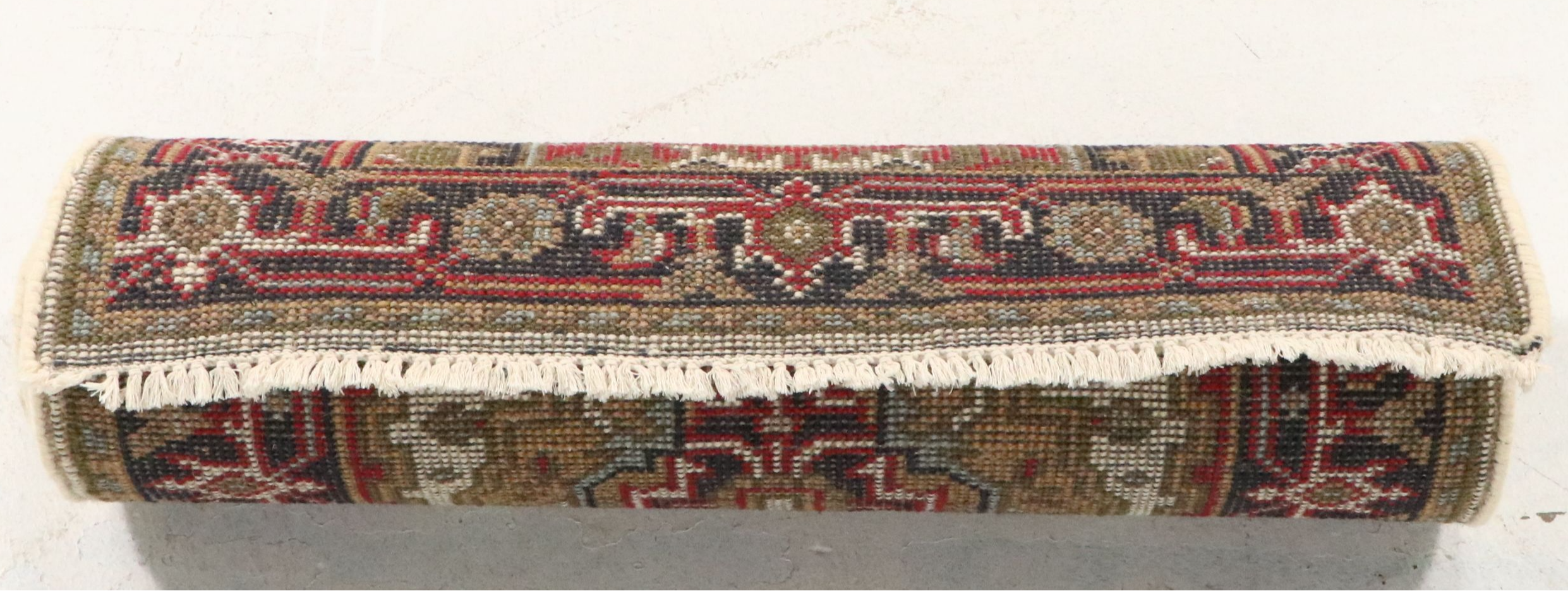 2'6 x 8'1 Hand-Knotted Indo-Persian Serapi Carpet Runner