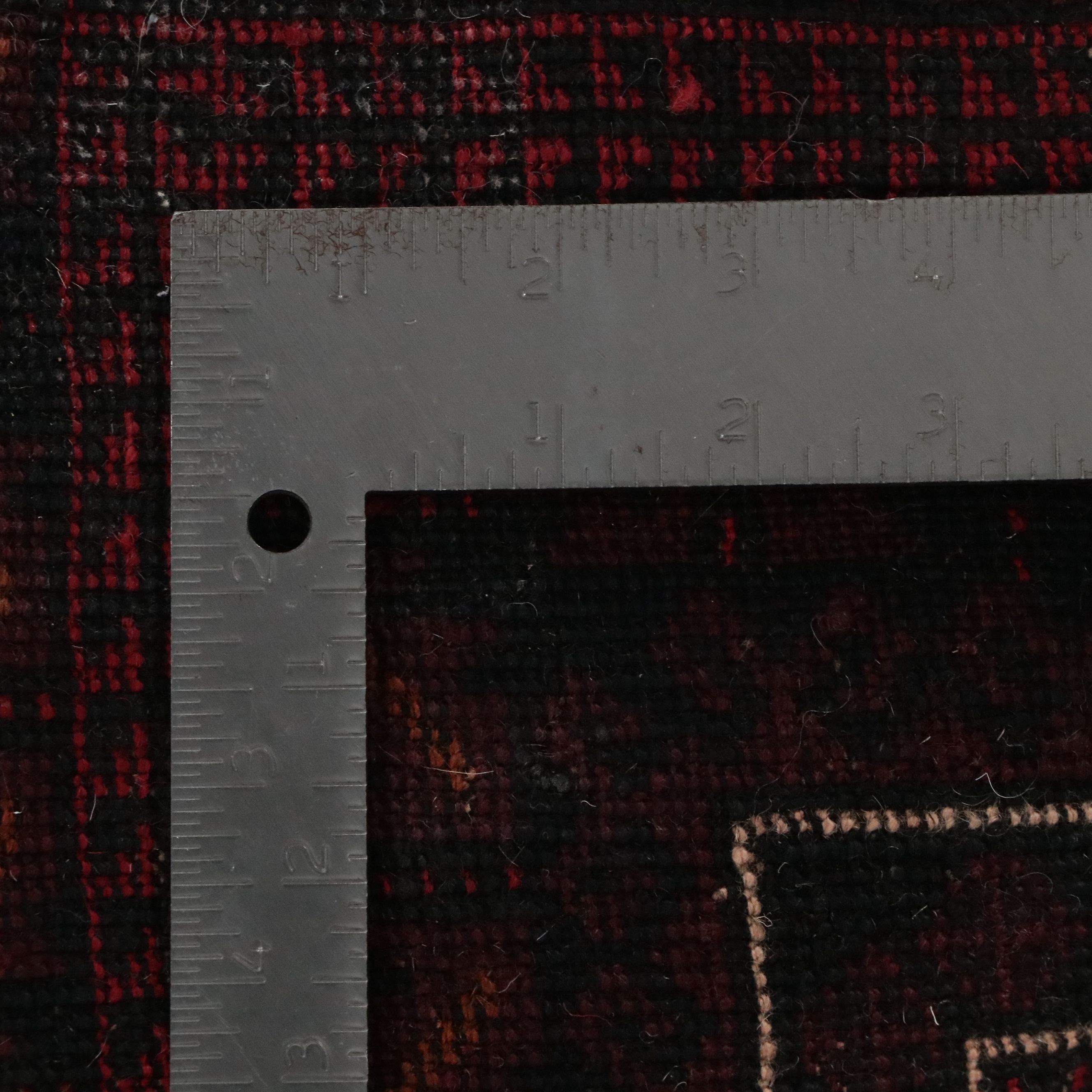 2'9 x 4'11 Hand-Knotted Afghan Baluch Prayer Rug