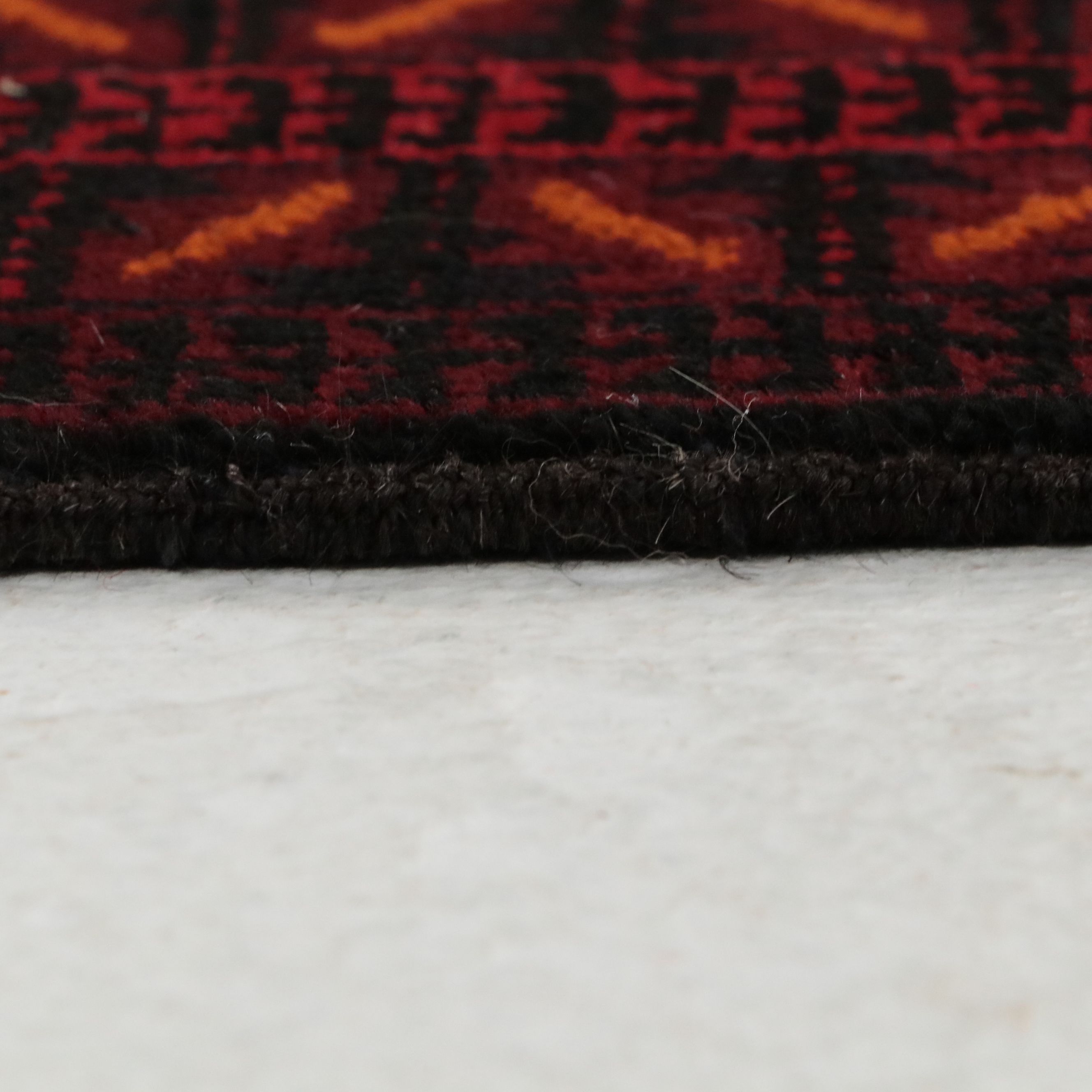 2'9 x 4'11 Hand-Knotted Afghan Baluch Prayer Rug