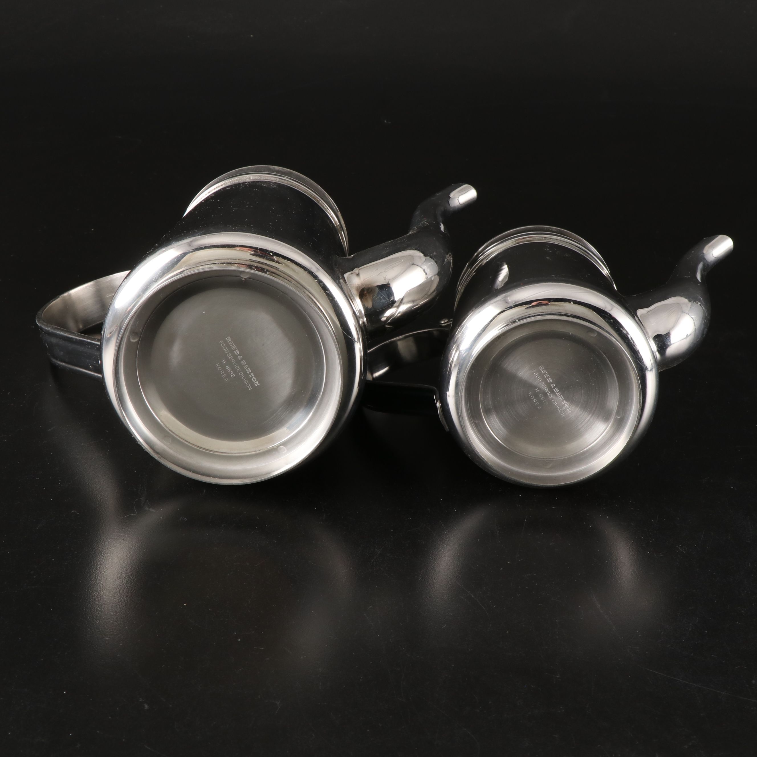 Reed & Barton Metalware Tea and Coffee Service with Abalone Inlay Cocktail Forks