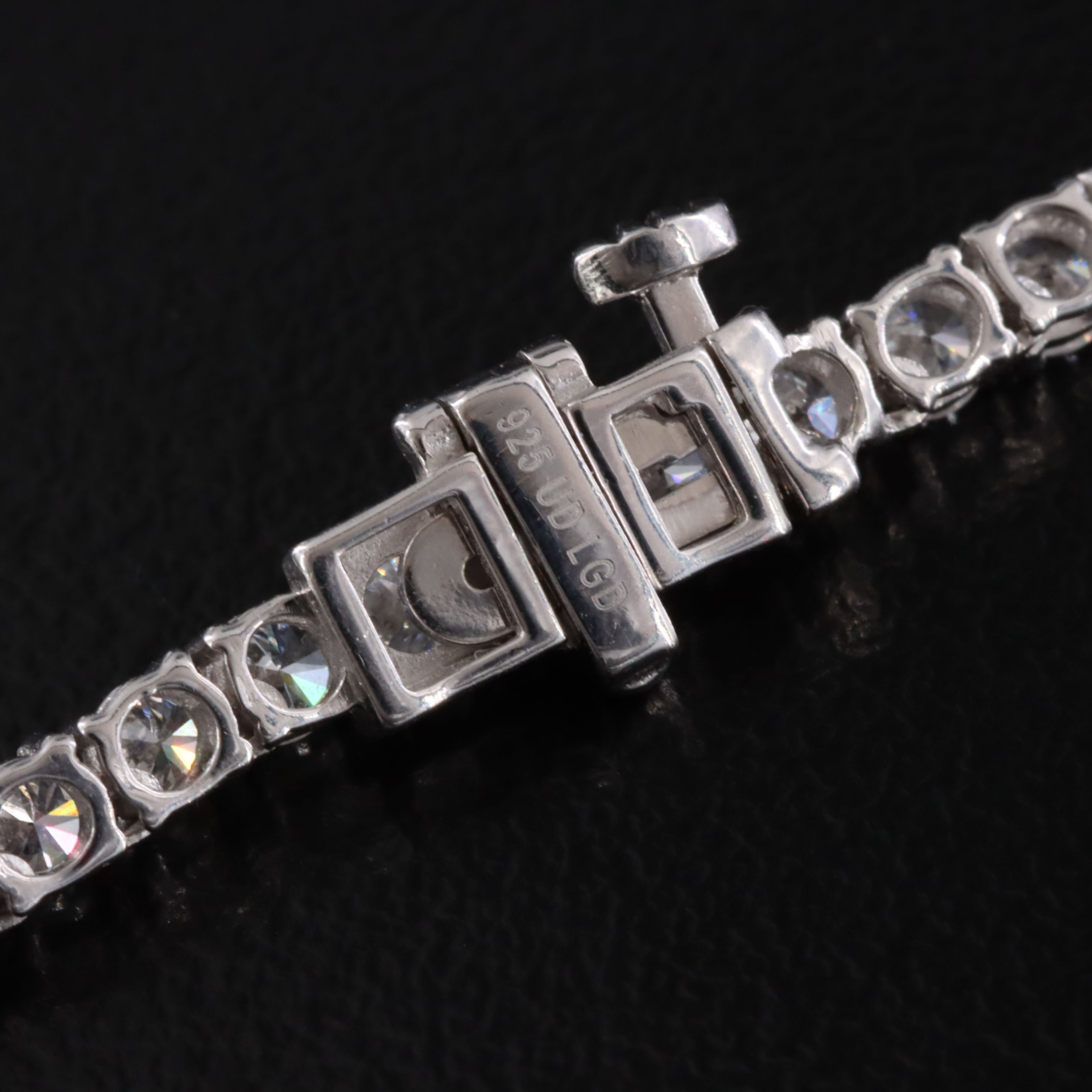 Sterling 10.0 CTW Lab Grown Diamond Riviere Necklace