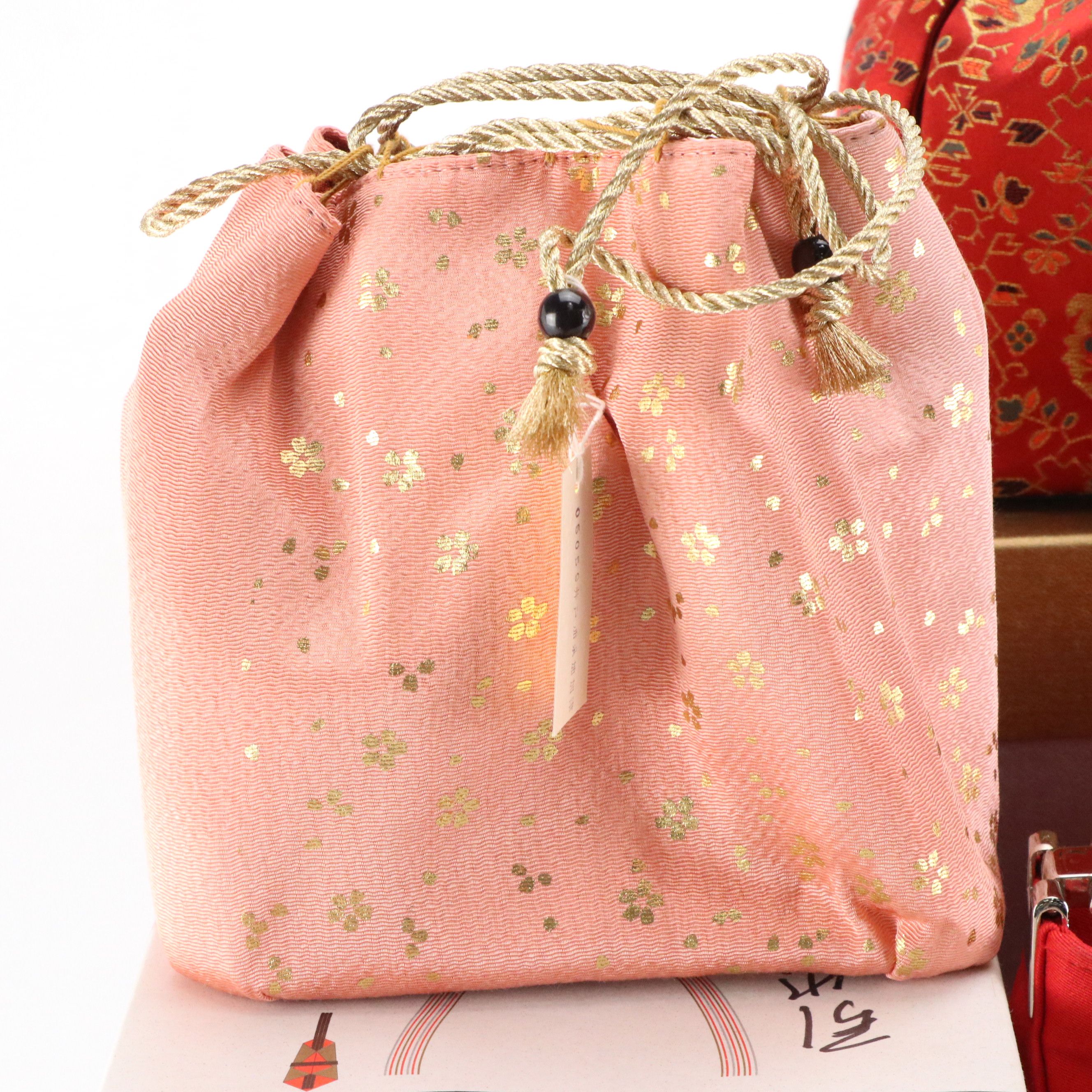 Tatsumura Textile Co. Small Jacquard Pouches, Other Embroidered Bags, and More